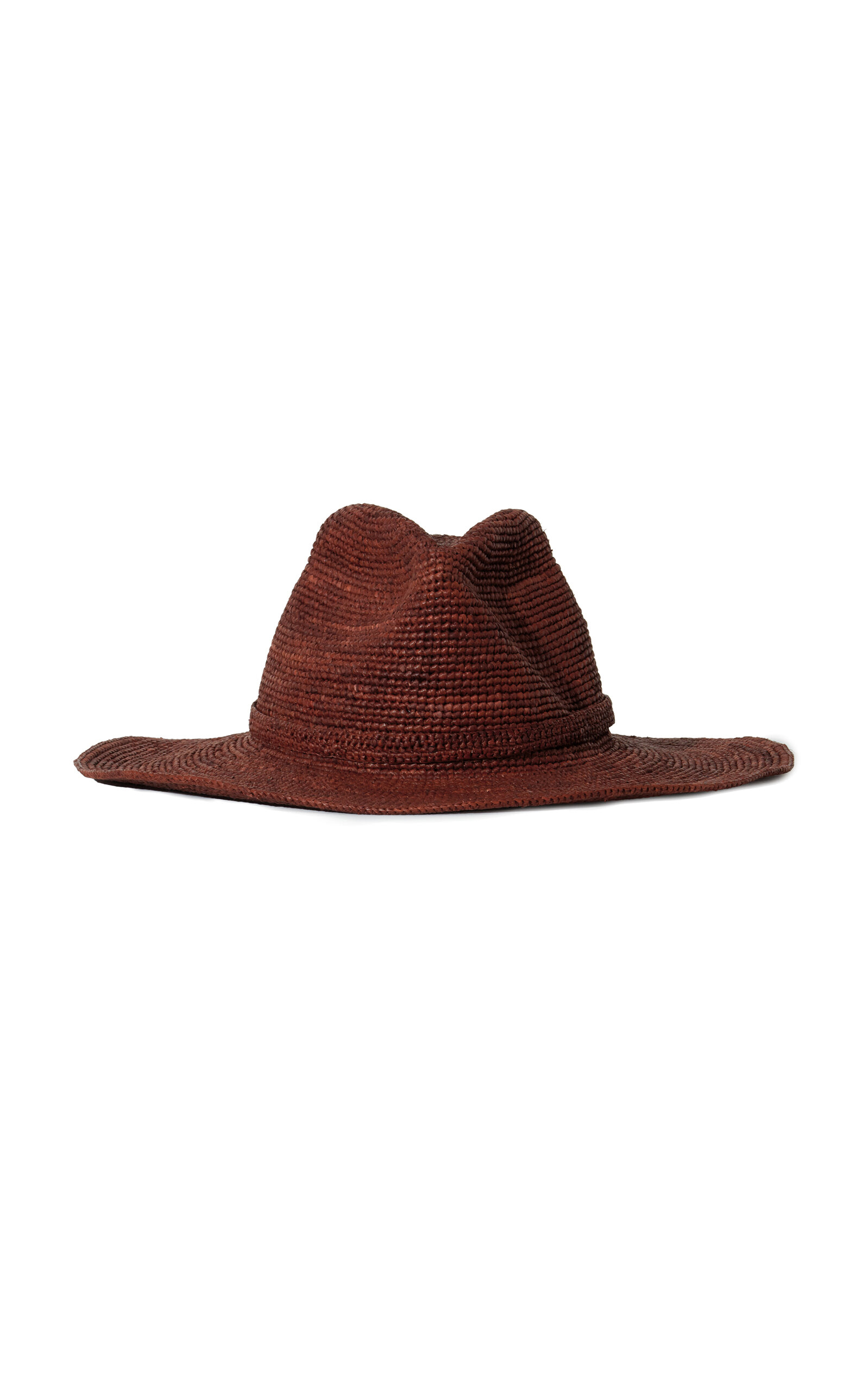 Shop Janessa Leone Sacha Straw Hat In Brown
