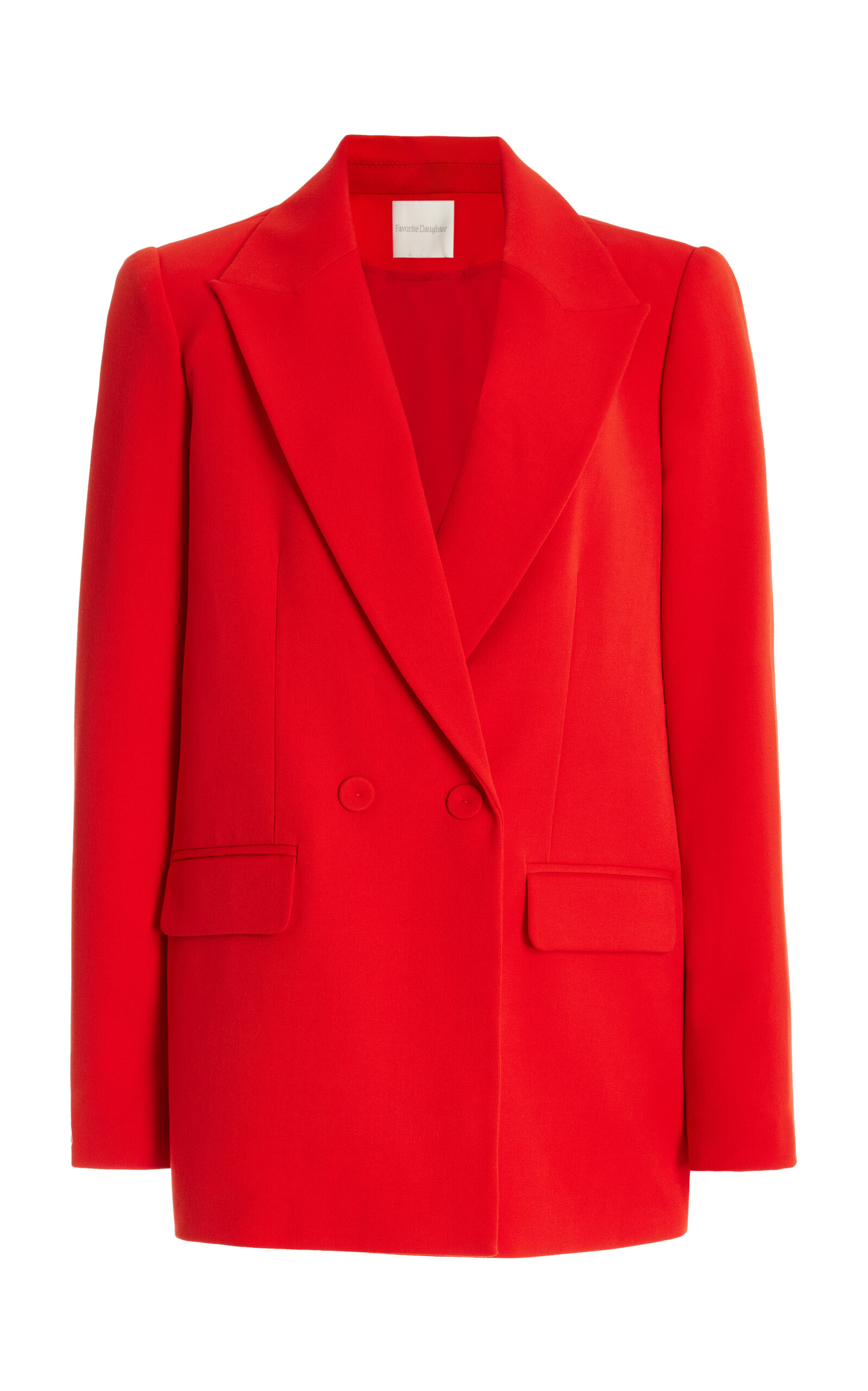 Shop Favorite Daughter Suits You Crepe Blazer In Red