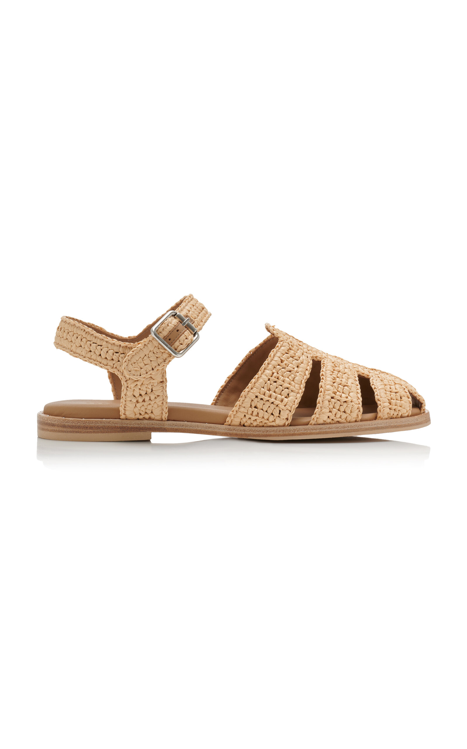 Freda Salvador Sera Raffia Fisherman Sandals