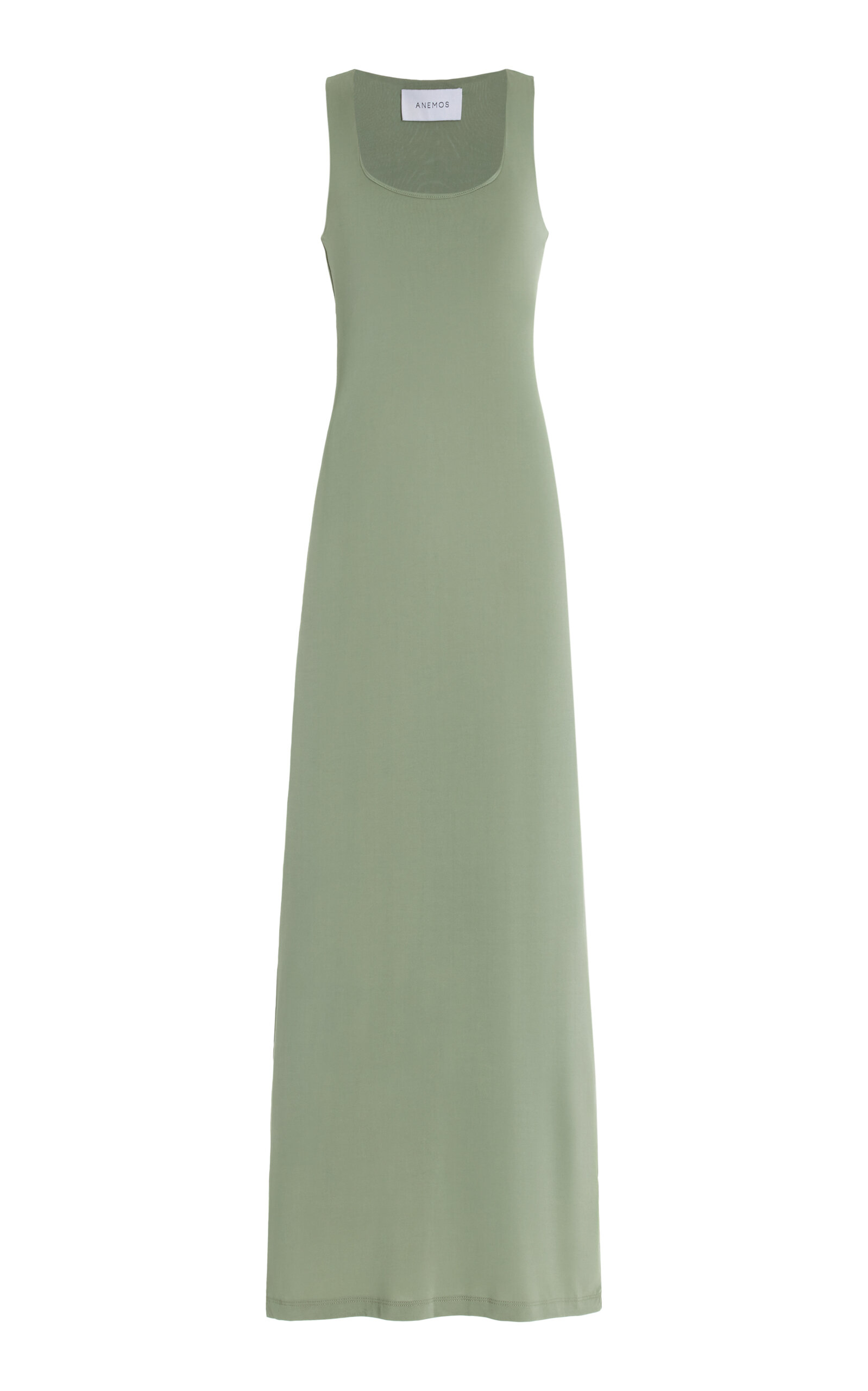 Anemos The Hume Jersey Maxi Tank Dress - Green - XL