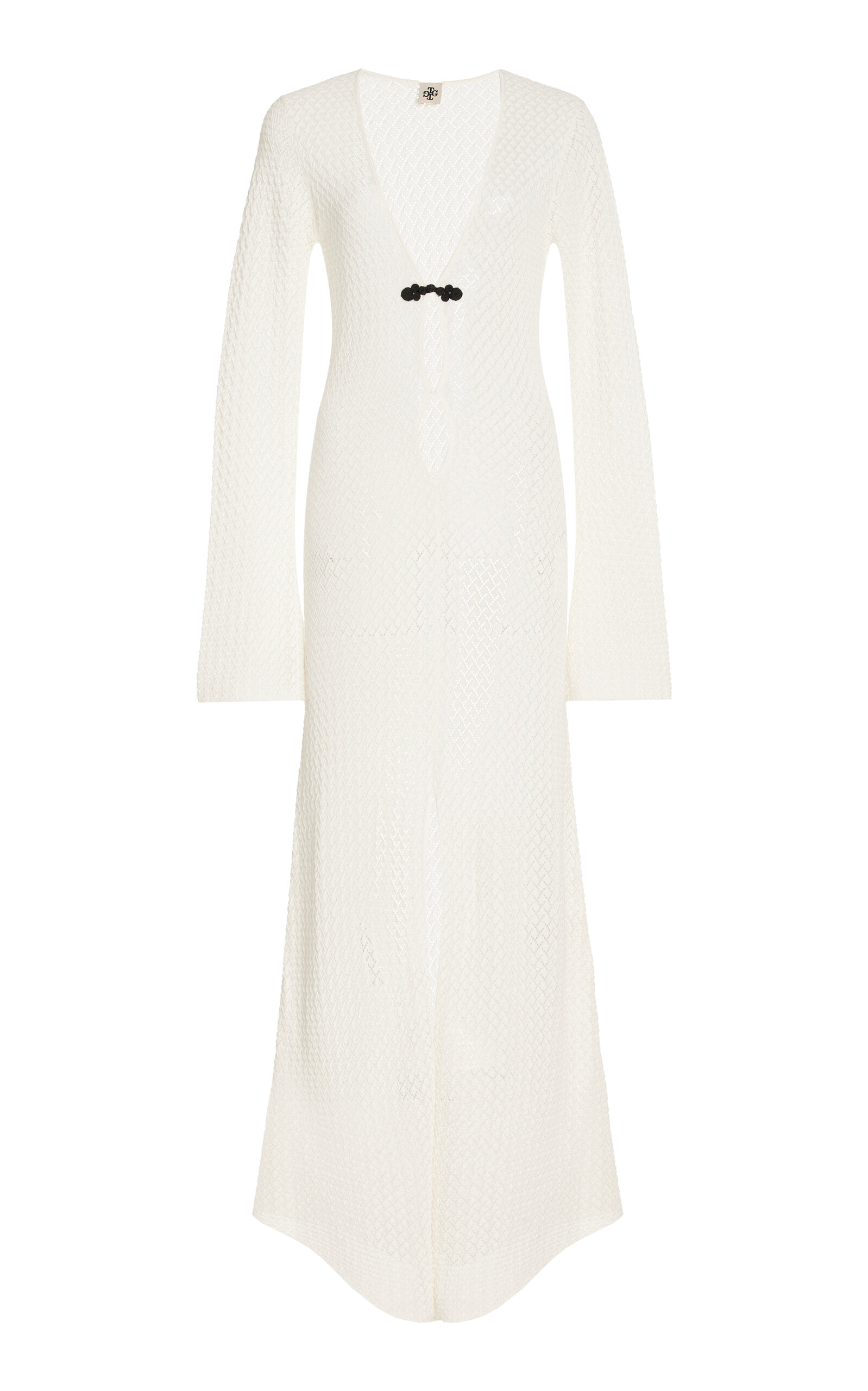 The Garment Tanzania Pointelle Maxi Dress In White