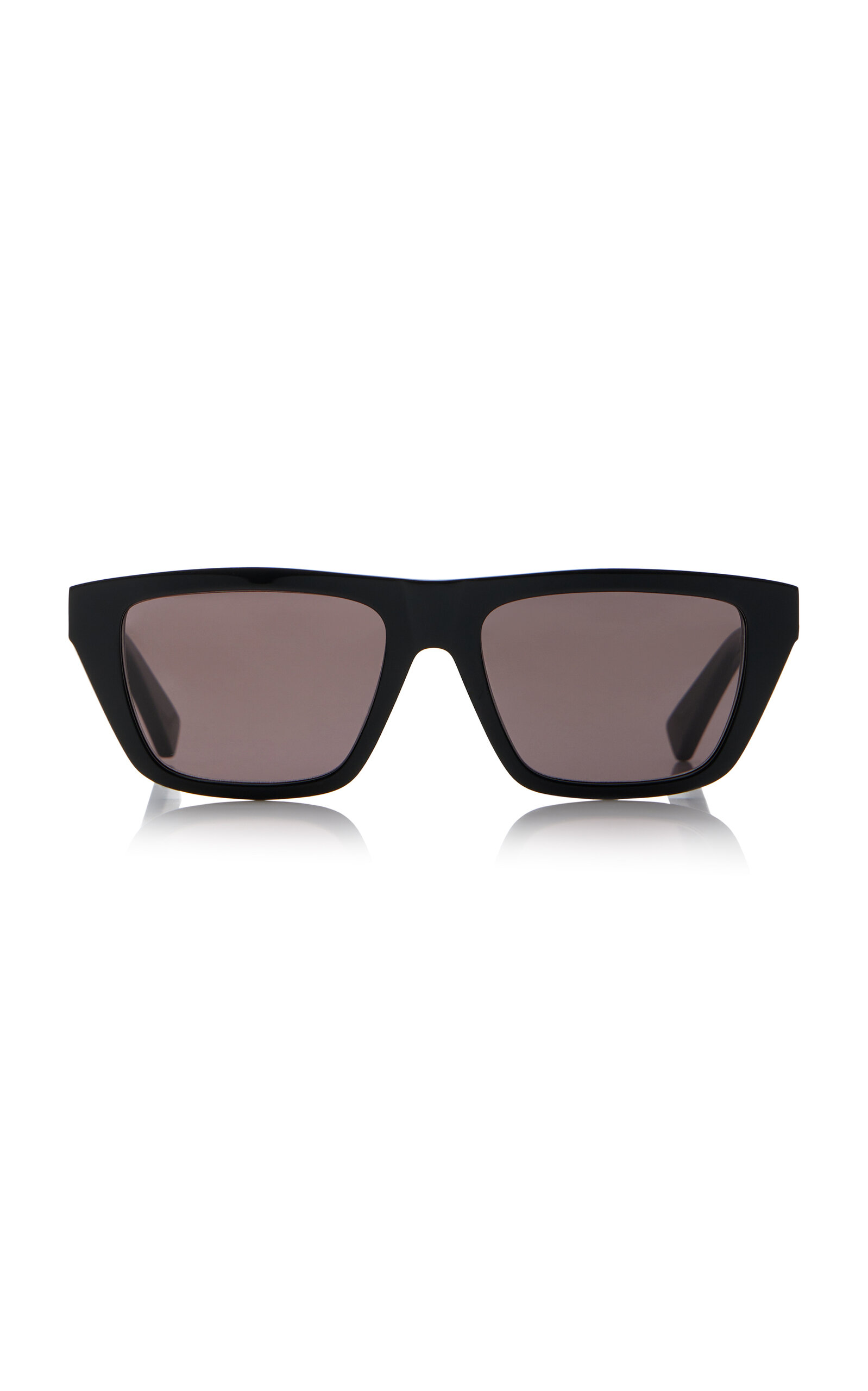 Bottega Veneta - Square-Frame Acetate Sunglasses - Black - OS - Moda Operandi