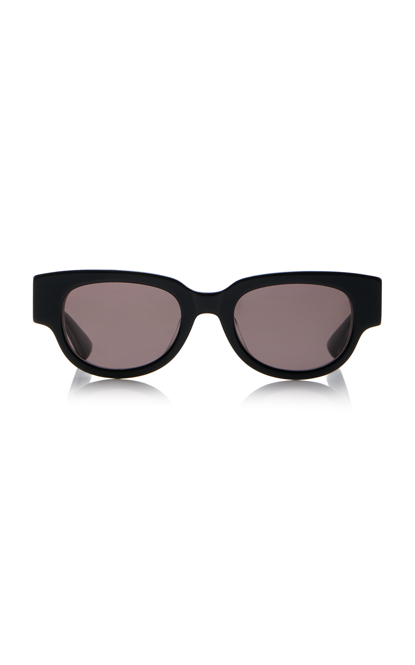 Bottega Veneta - Cat-Eye Acetate Sunglasses - Black - OS - Moda Operandi