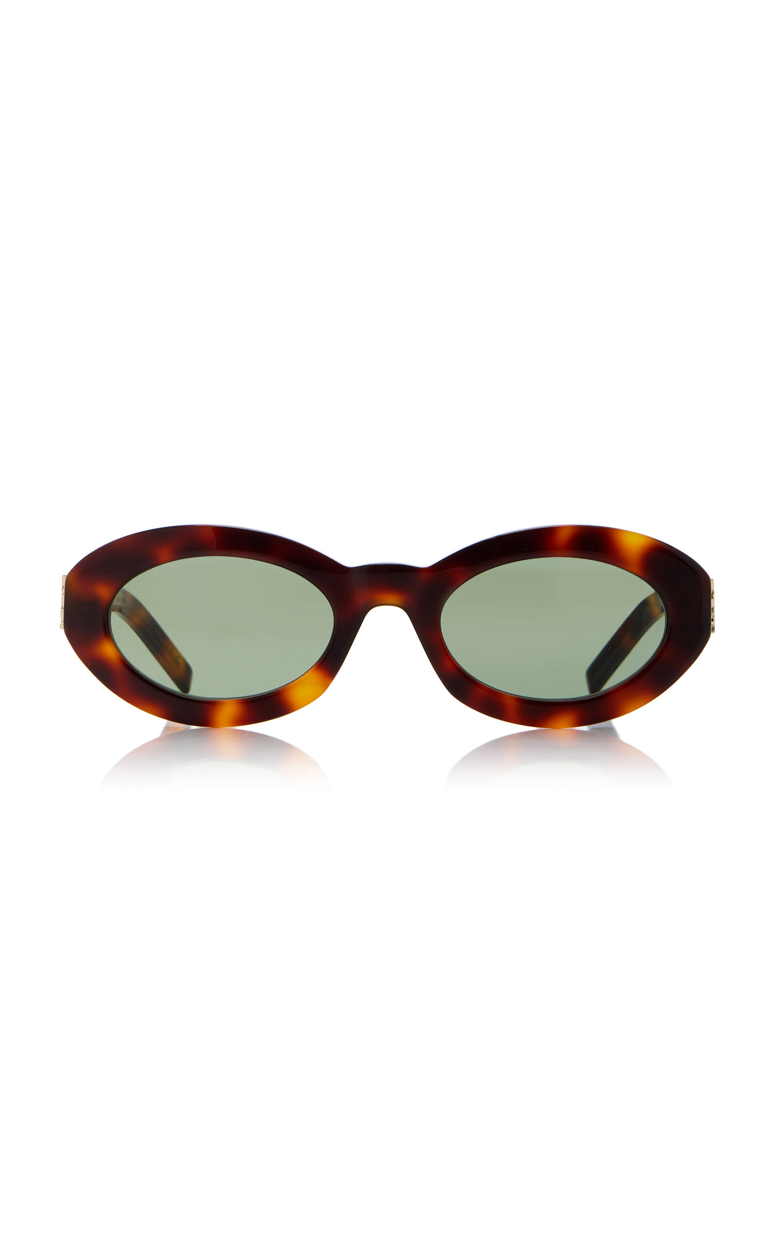 Saint Laurent Round-Frame Acetate Sunglasses