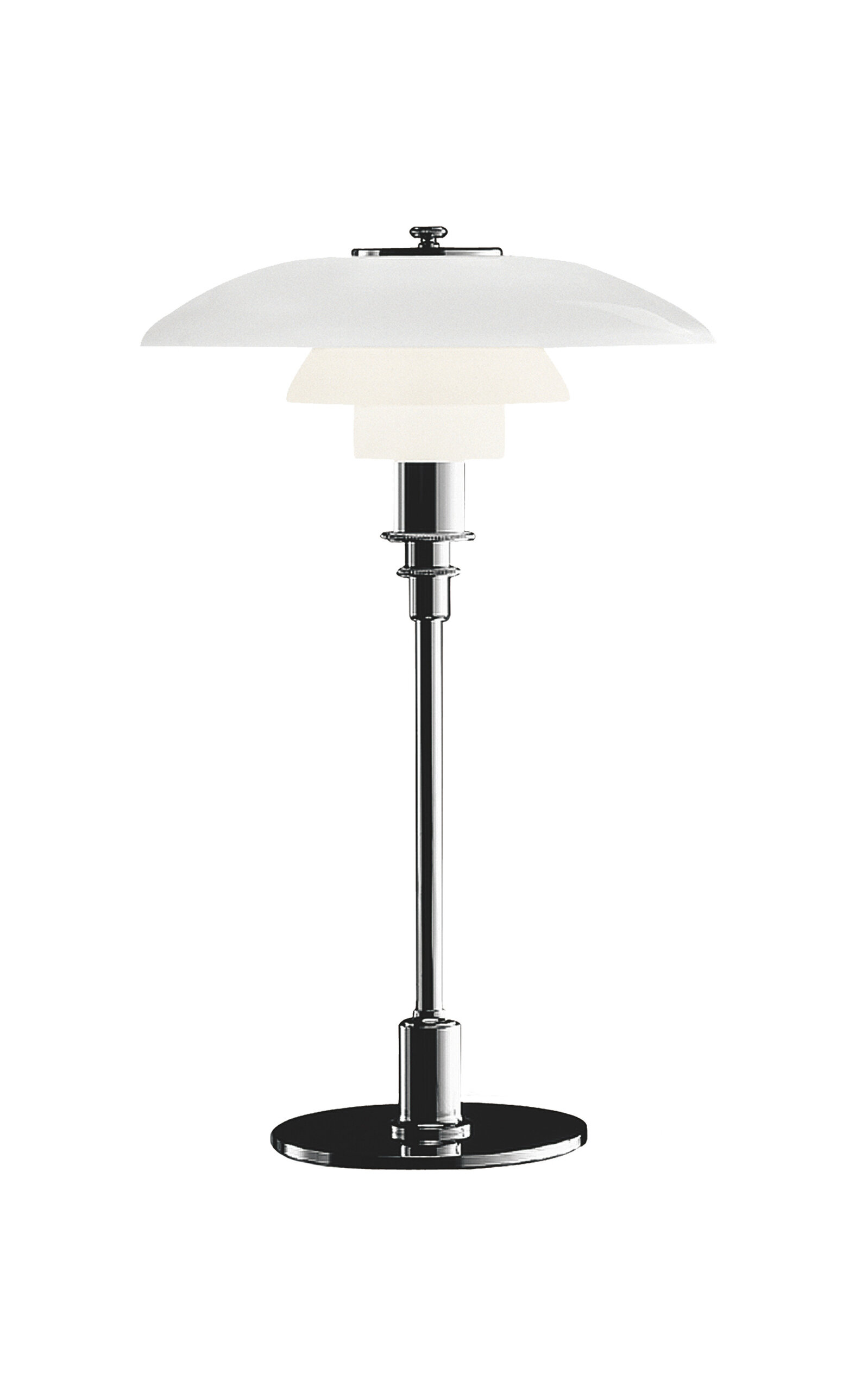 Louis Poulsen Ph 3/2 Table Lamp - 19" In Silver