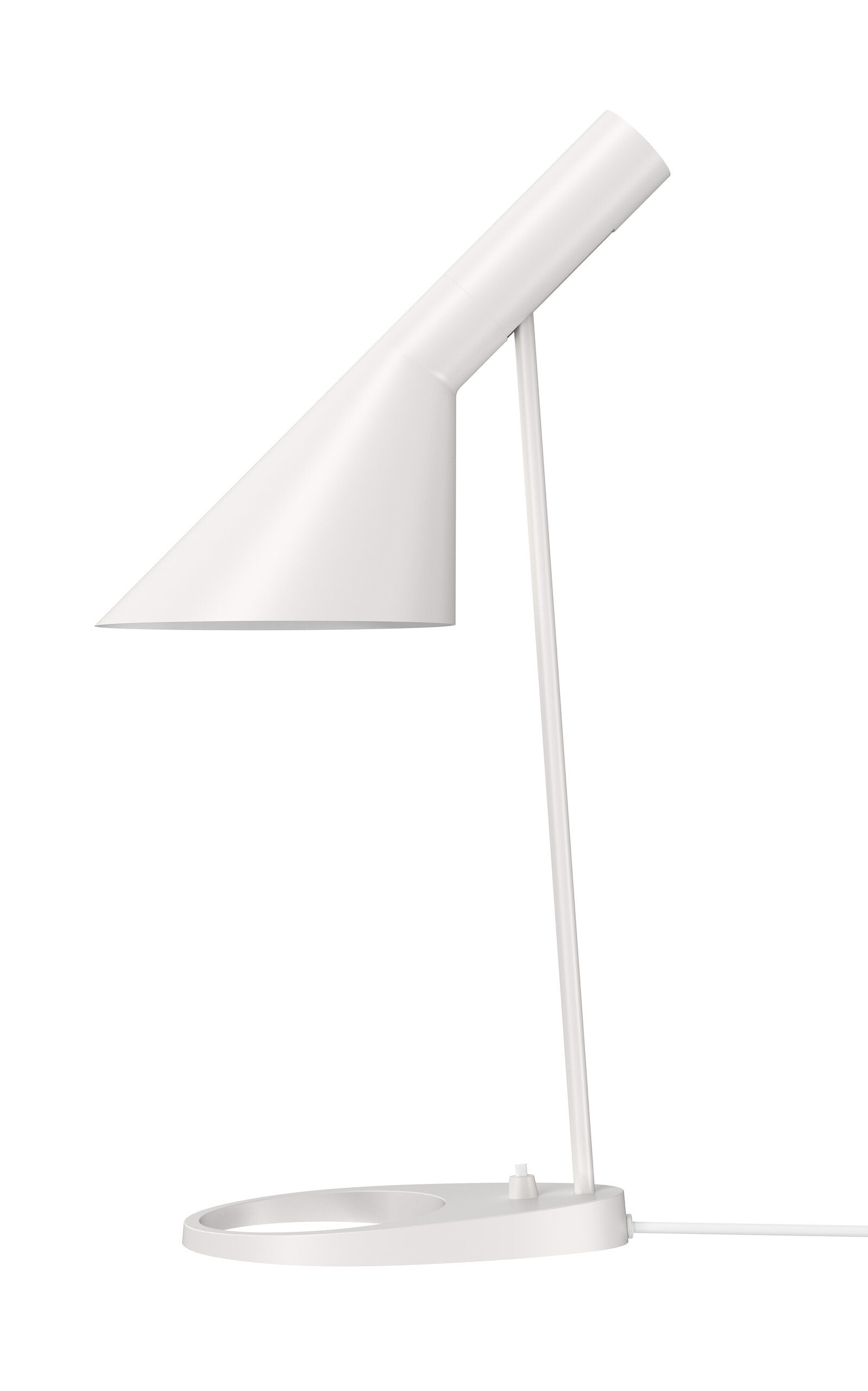 Louis Poulsen Aj Steel Table Lamp In White