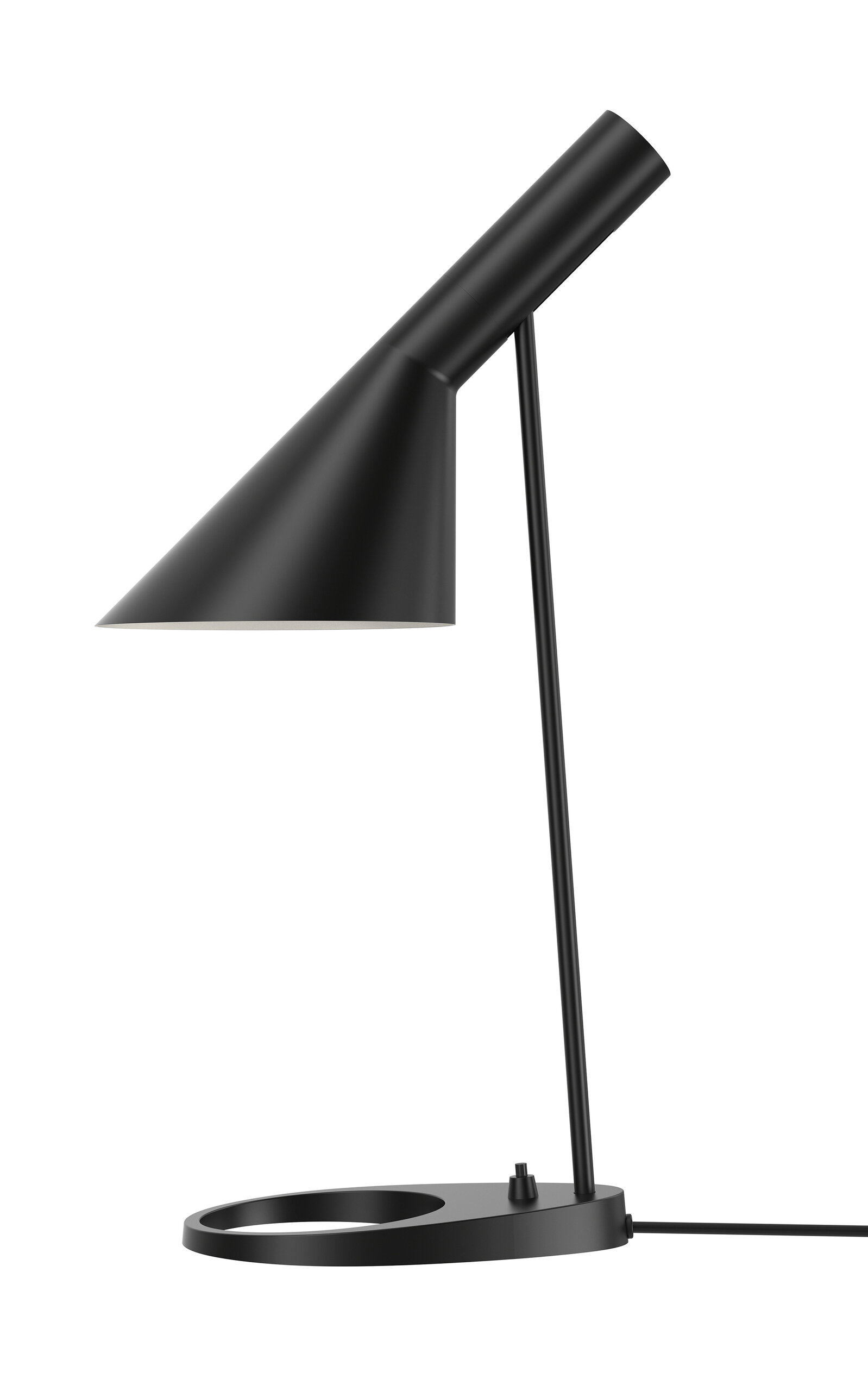 Louis Poulsen Aj Mini Steel Table Lamp In Black