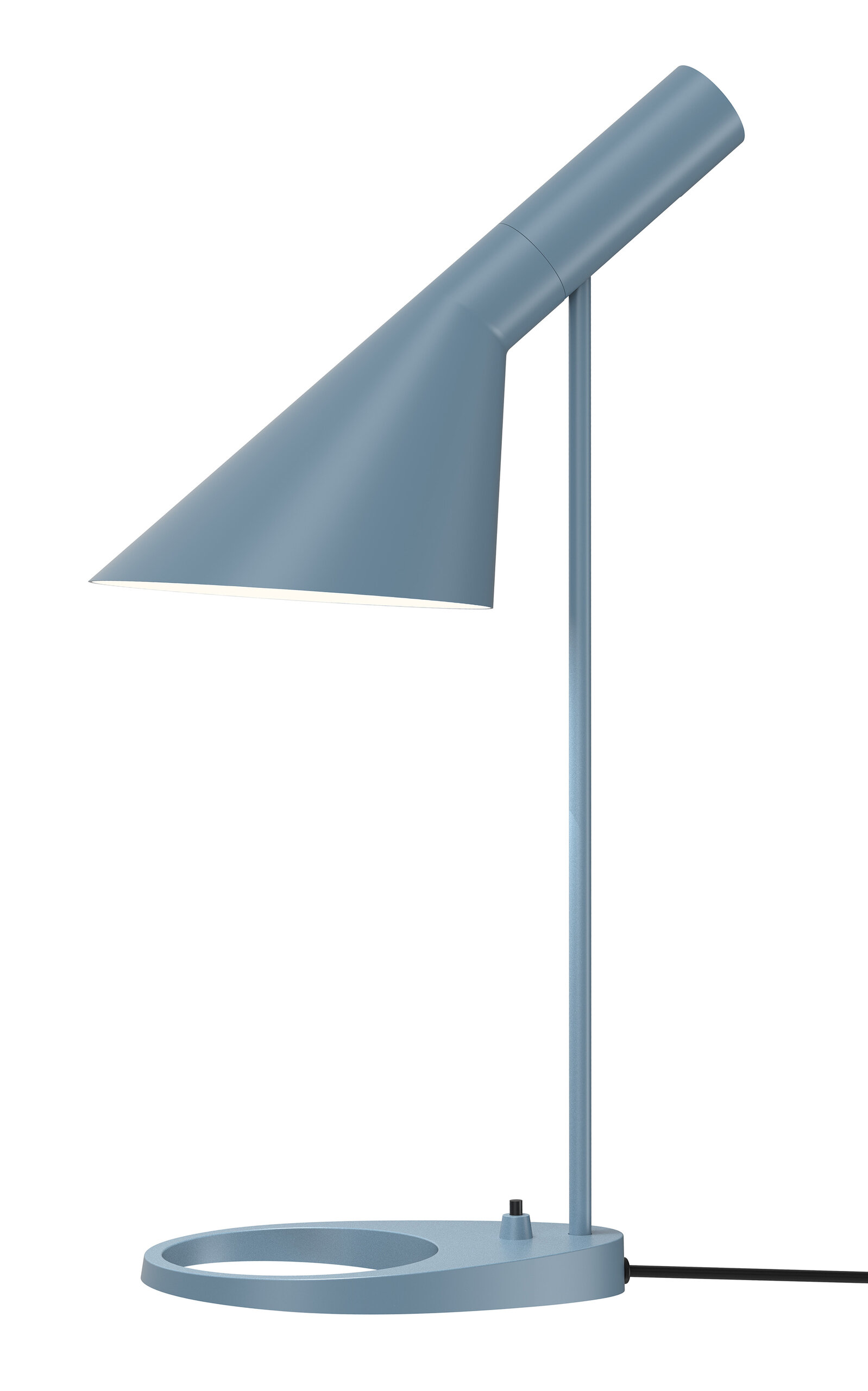 Louis Poulsen Aj Steel Table Lamp In Blue