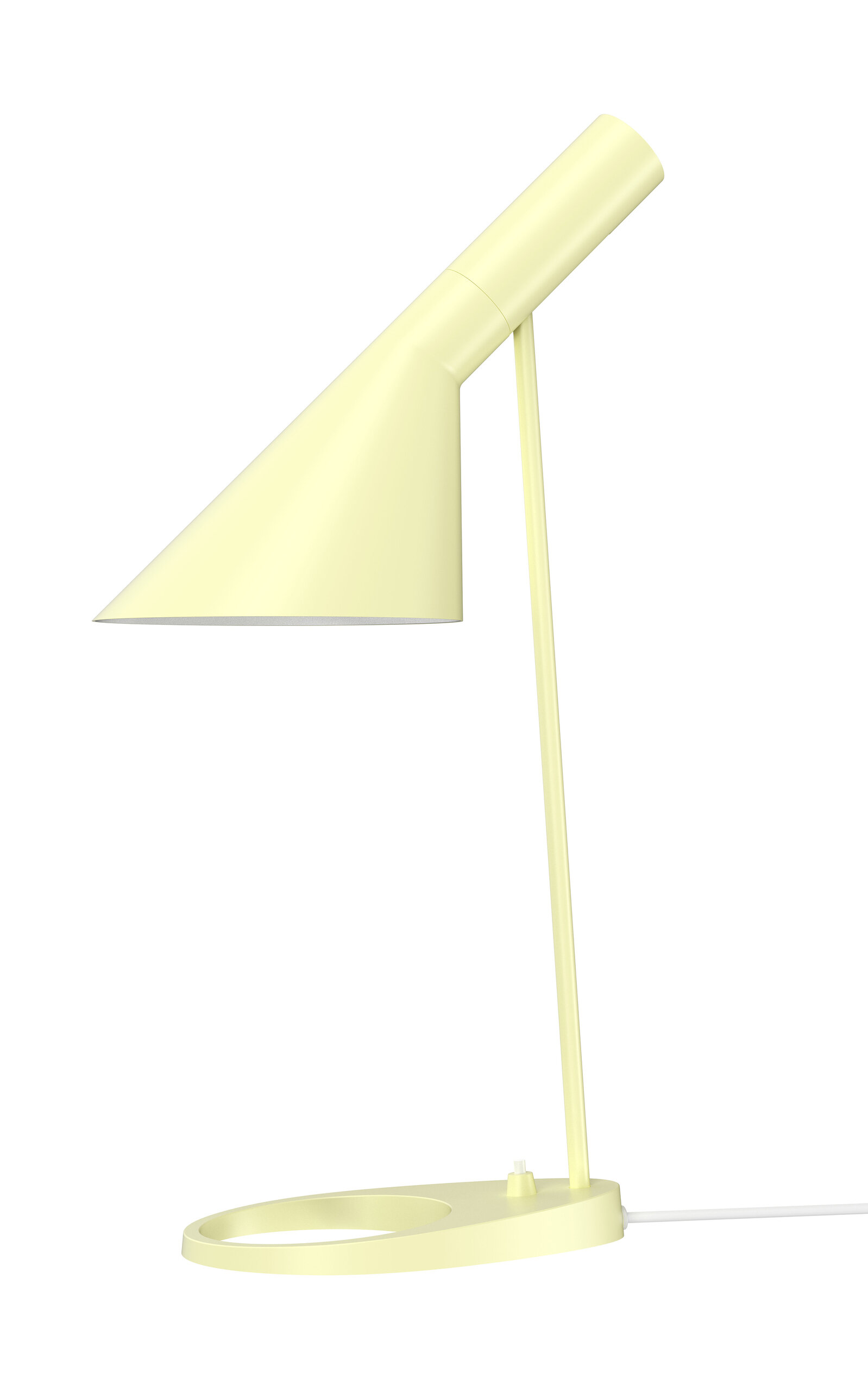 Louis Poulsen Aj Steel Table Lamp In Yellow