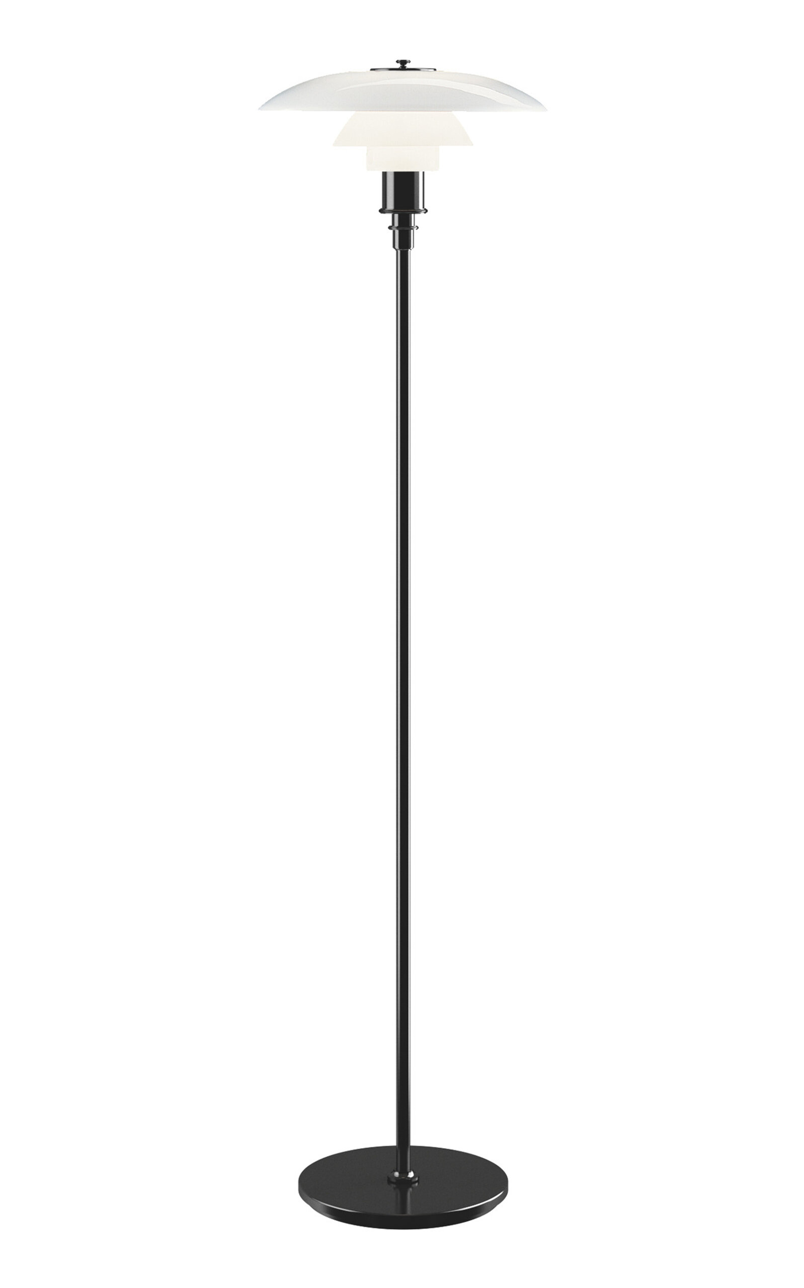 Louis Poulsen Ph 3½-2½ Floor Lamp In Black