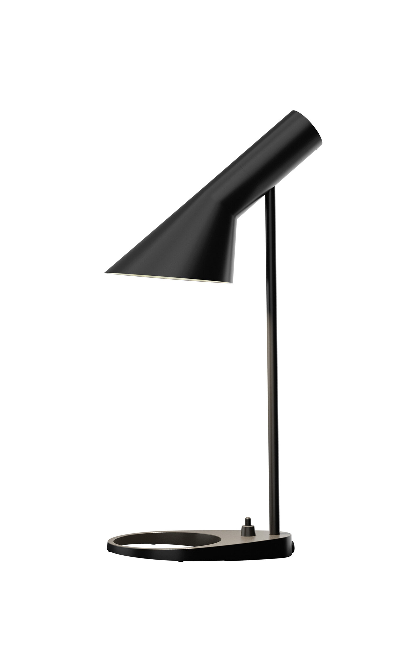 Shop Louis Poulsen Aj Mini Steel Table Lamp In Black