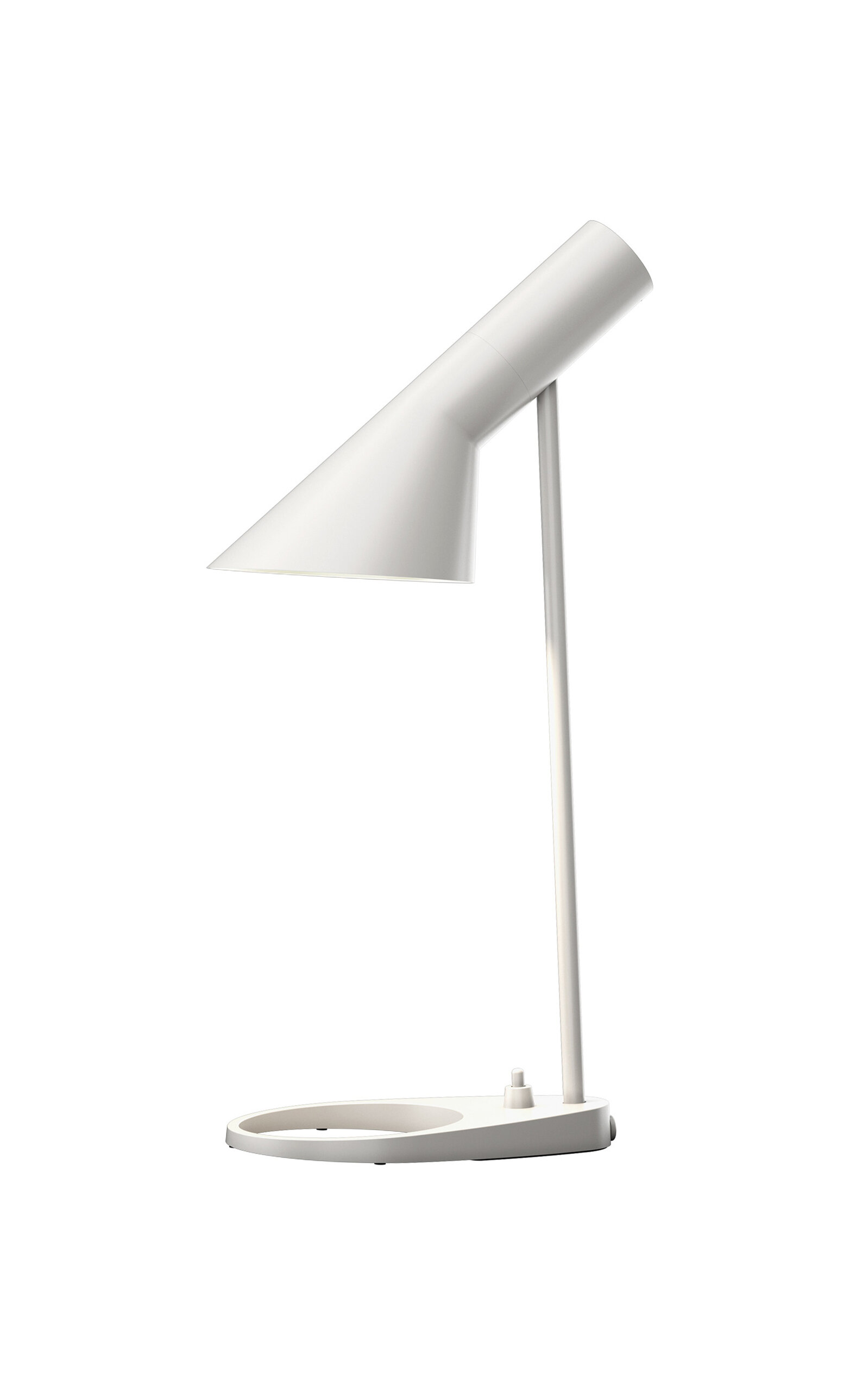 Louis Poulsen Aj Mini Steel Table Lamp In White