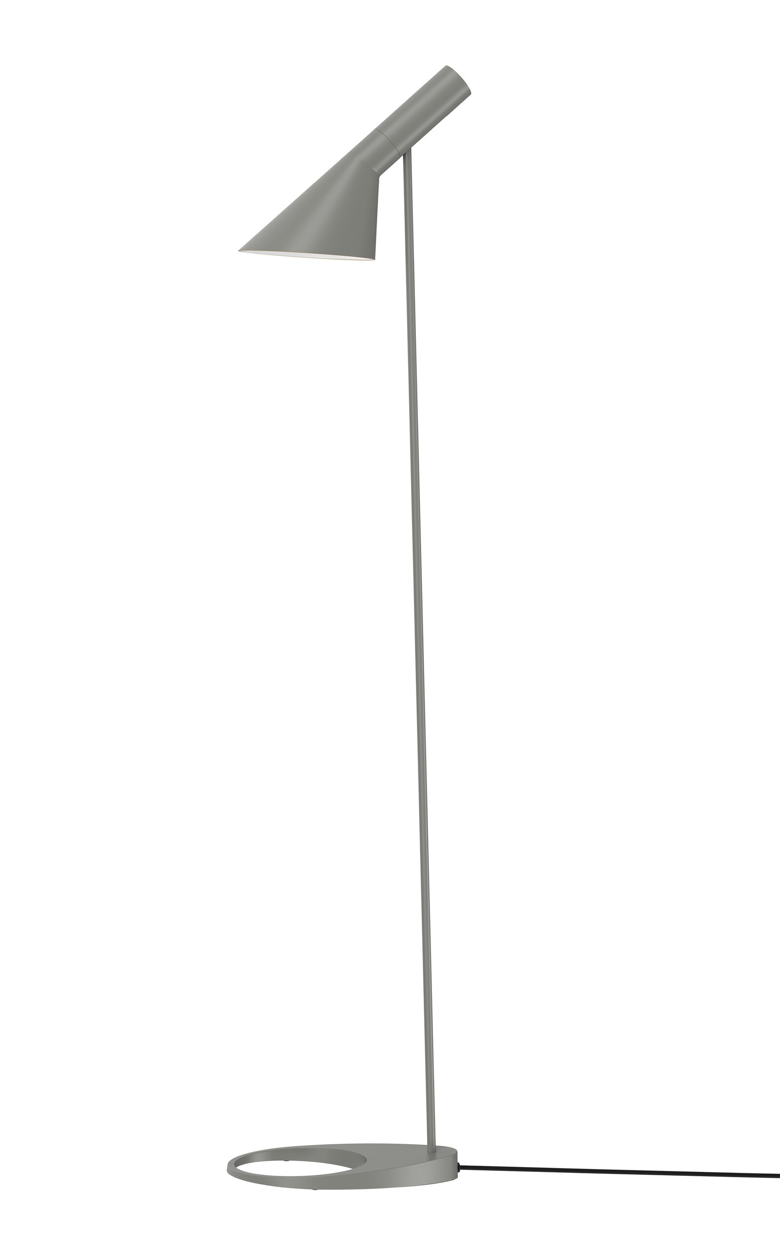 Louis Poulsen Aj Steel Floor Lamp In Grey