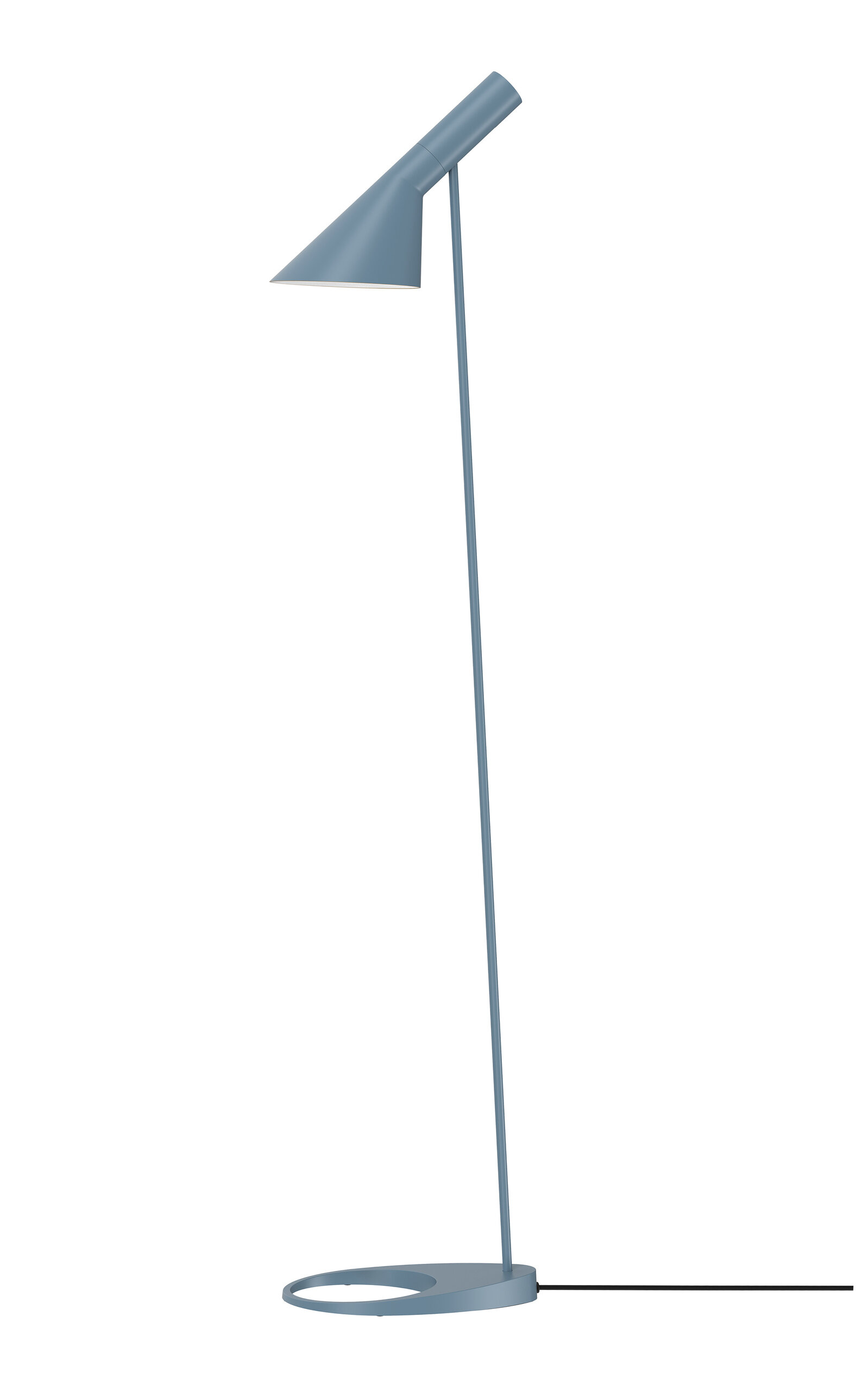 Louis Poulsen Aj Steel Floor Lamp In Blue