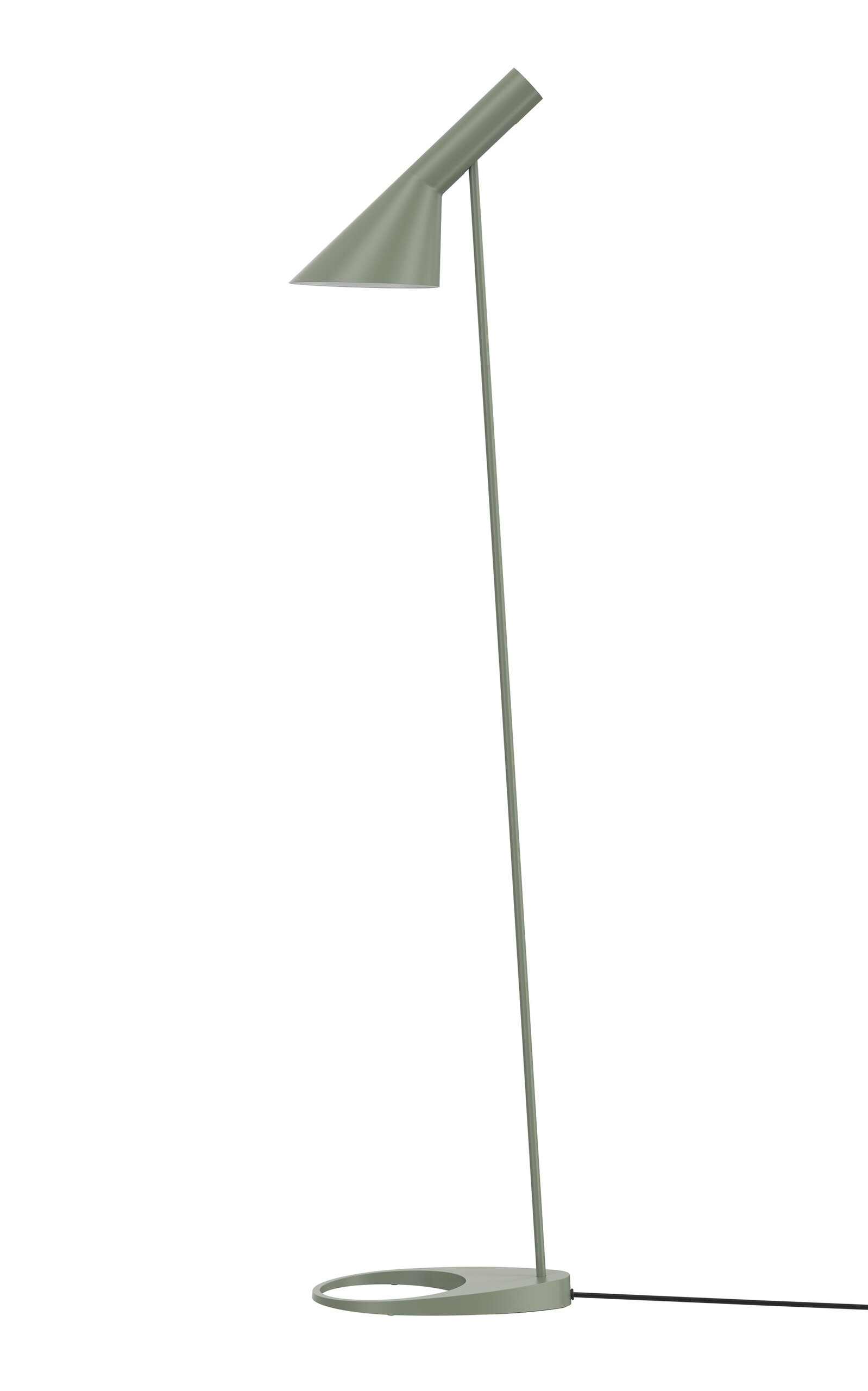 Louis Poulsen Aj Steel Floor Lamp In Green