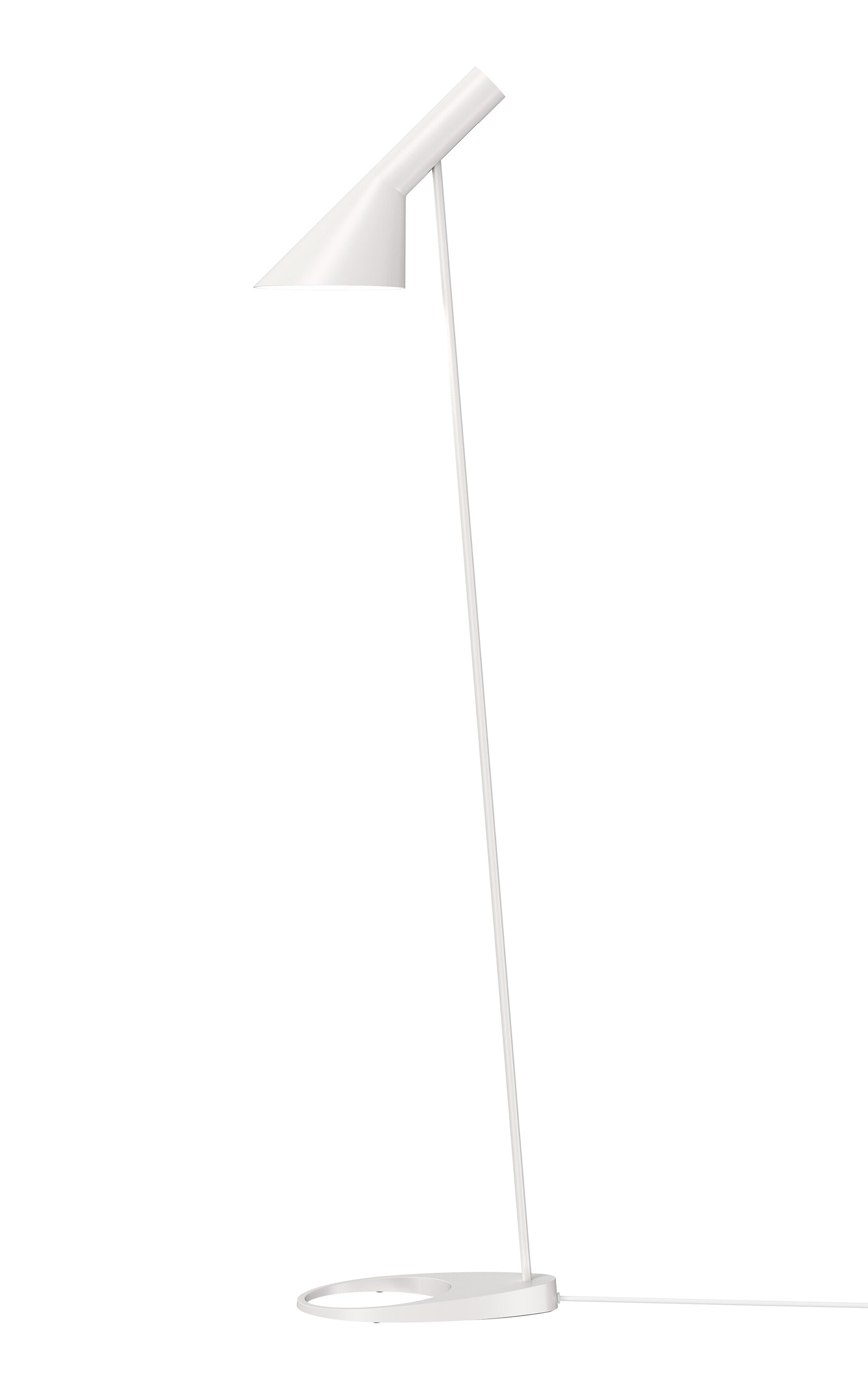 Louis Poulsen Aj Steel Floor Lamp In White