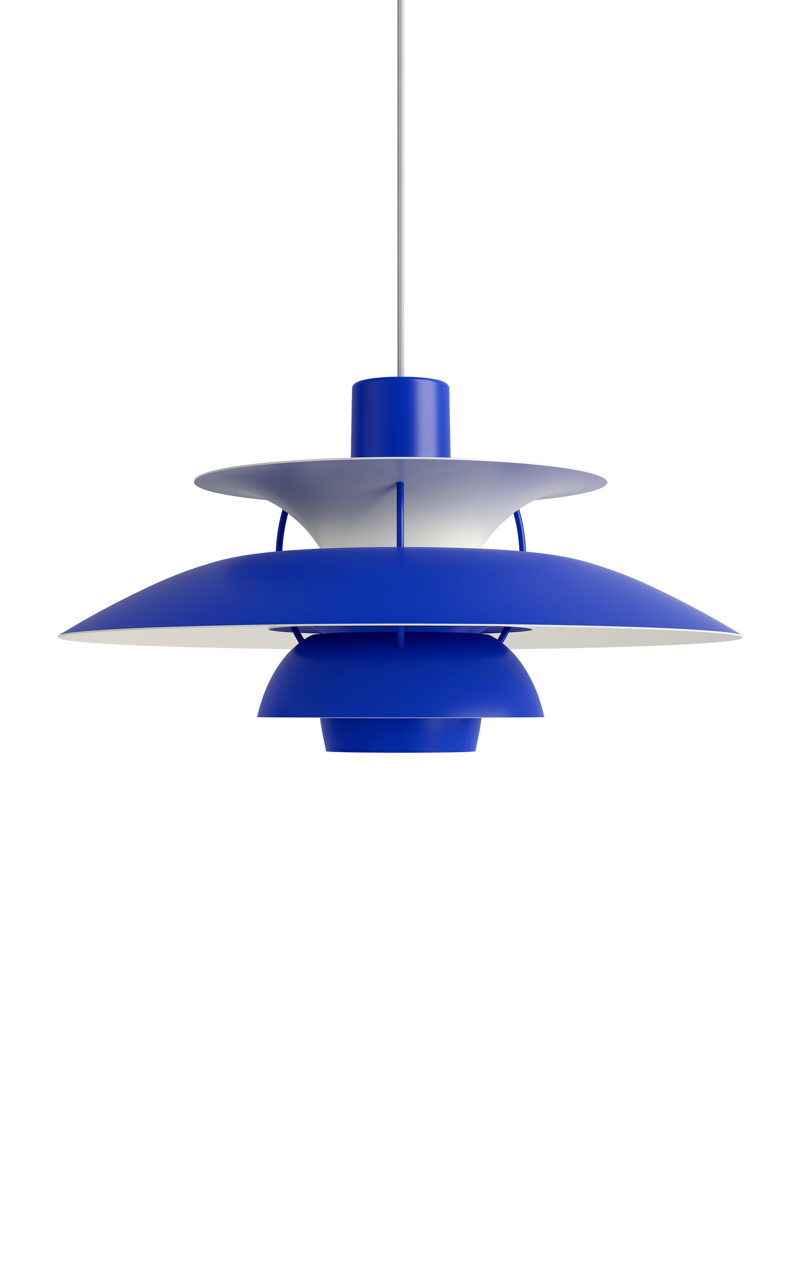 Louis Poulsen Ph 5 Mini Pendant Lamp In Royal Blue