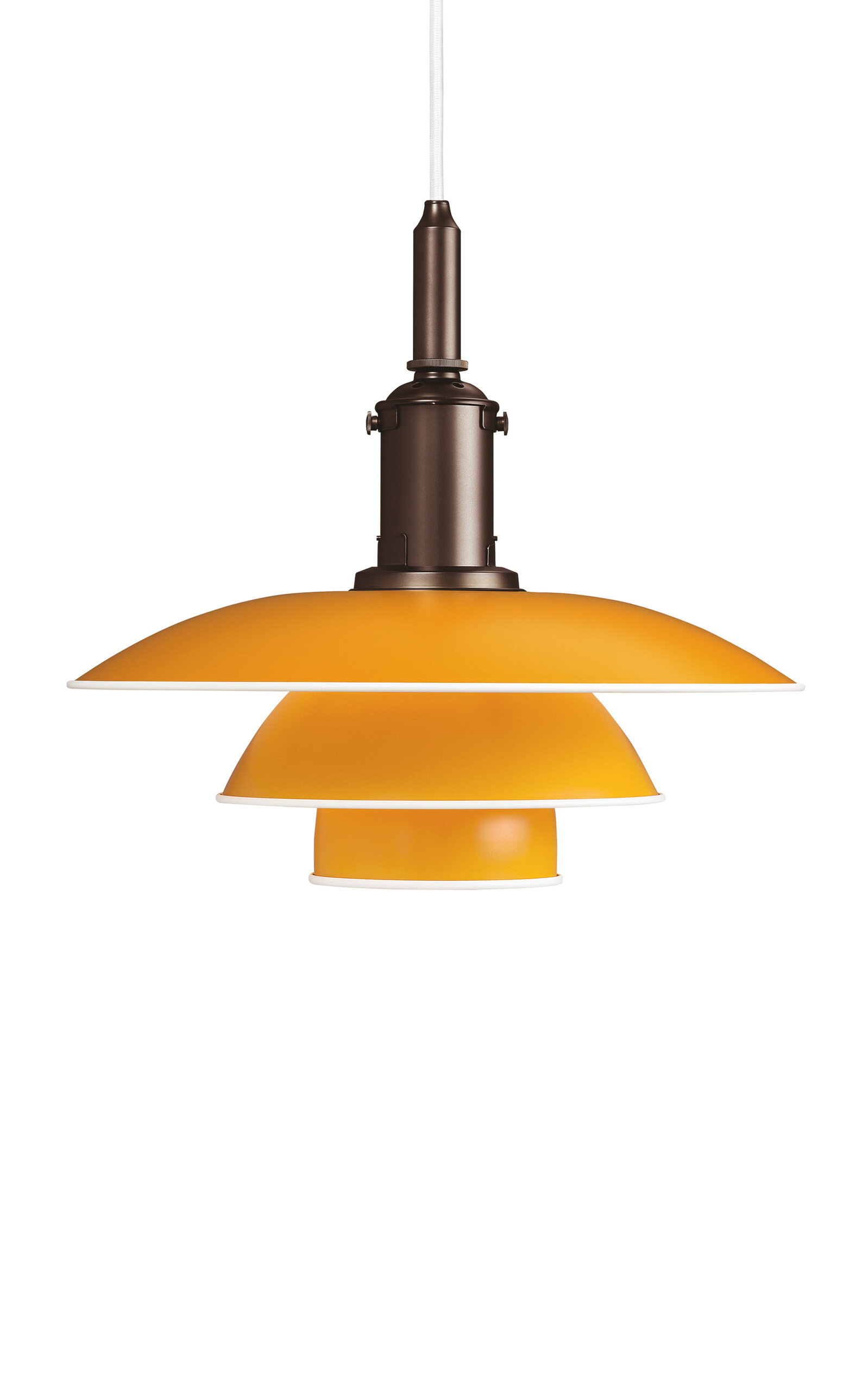 Louis Poulsen Ph 3½-3 Pendant Lamp In Yellow
