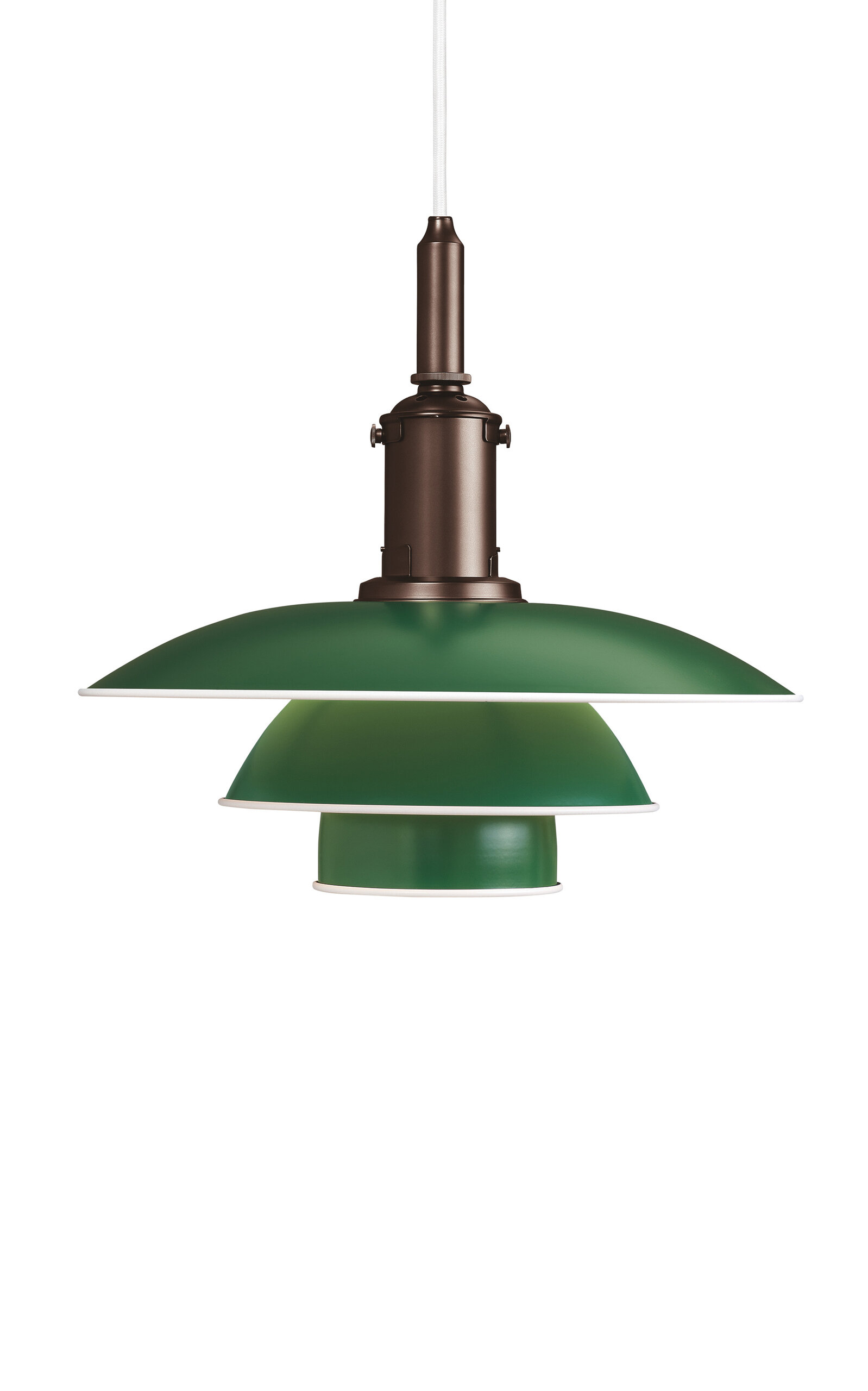 Louis Poulsen Ph 3½-3 Pendant Lamp In Green