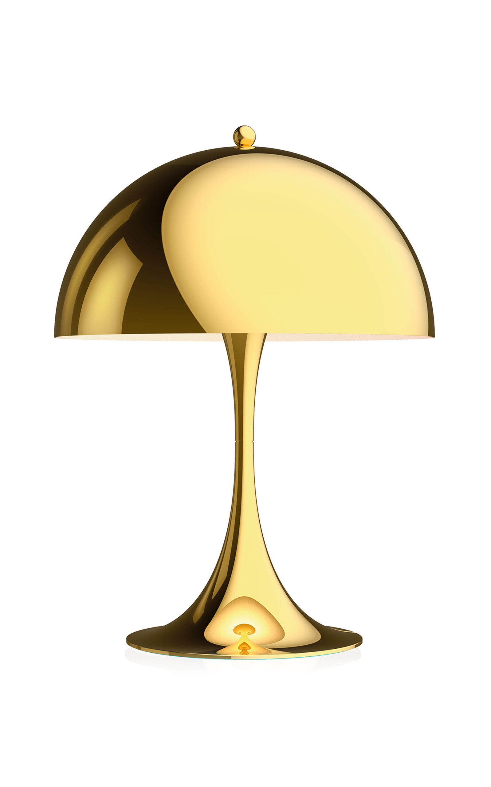 Shop Louis Poulsen Panthella 250mm Table Lamp In Gold