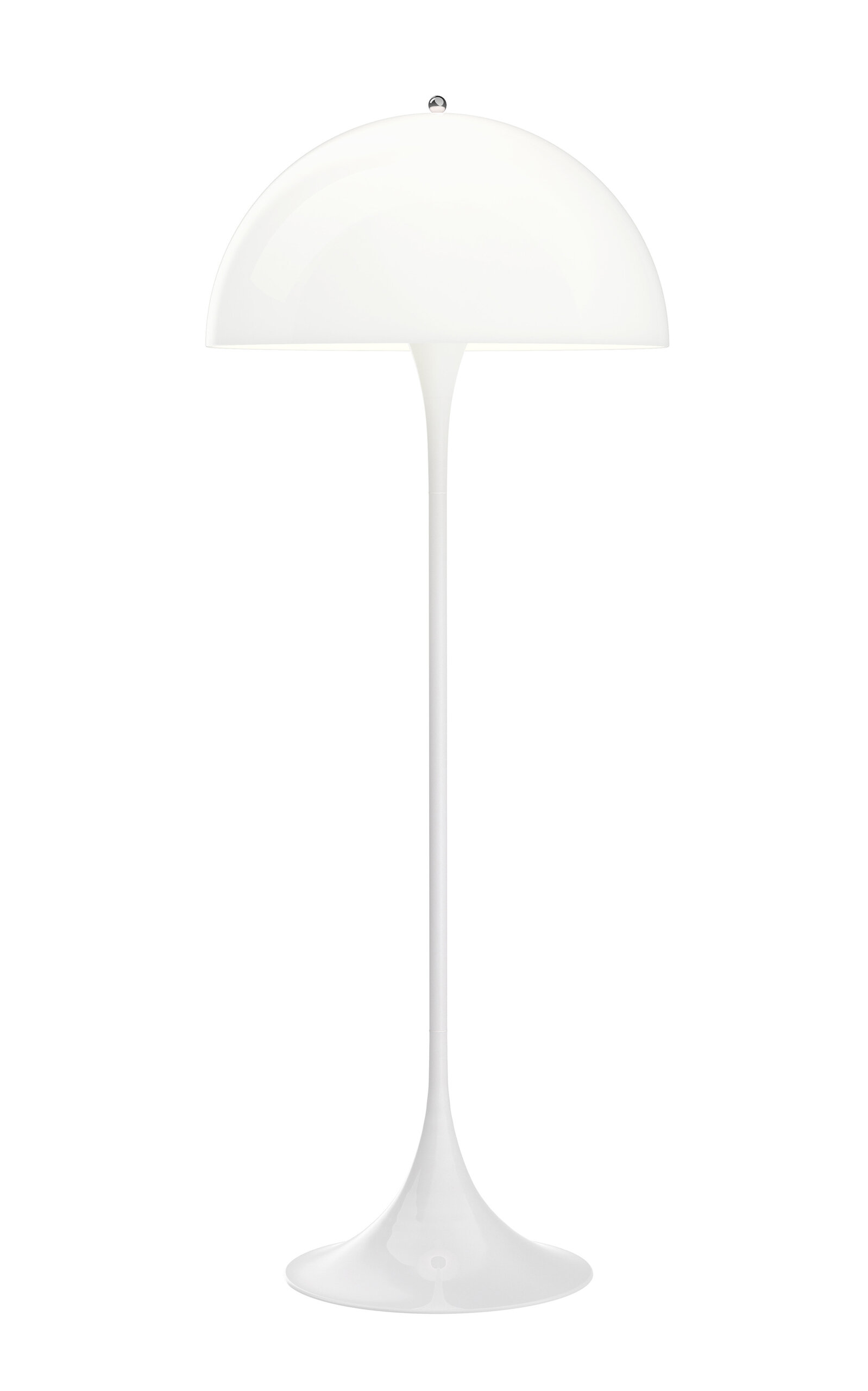 Louis Poulsen Panthella Opal Acrylic Floor Lamp - White