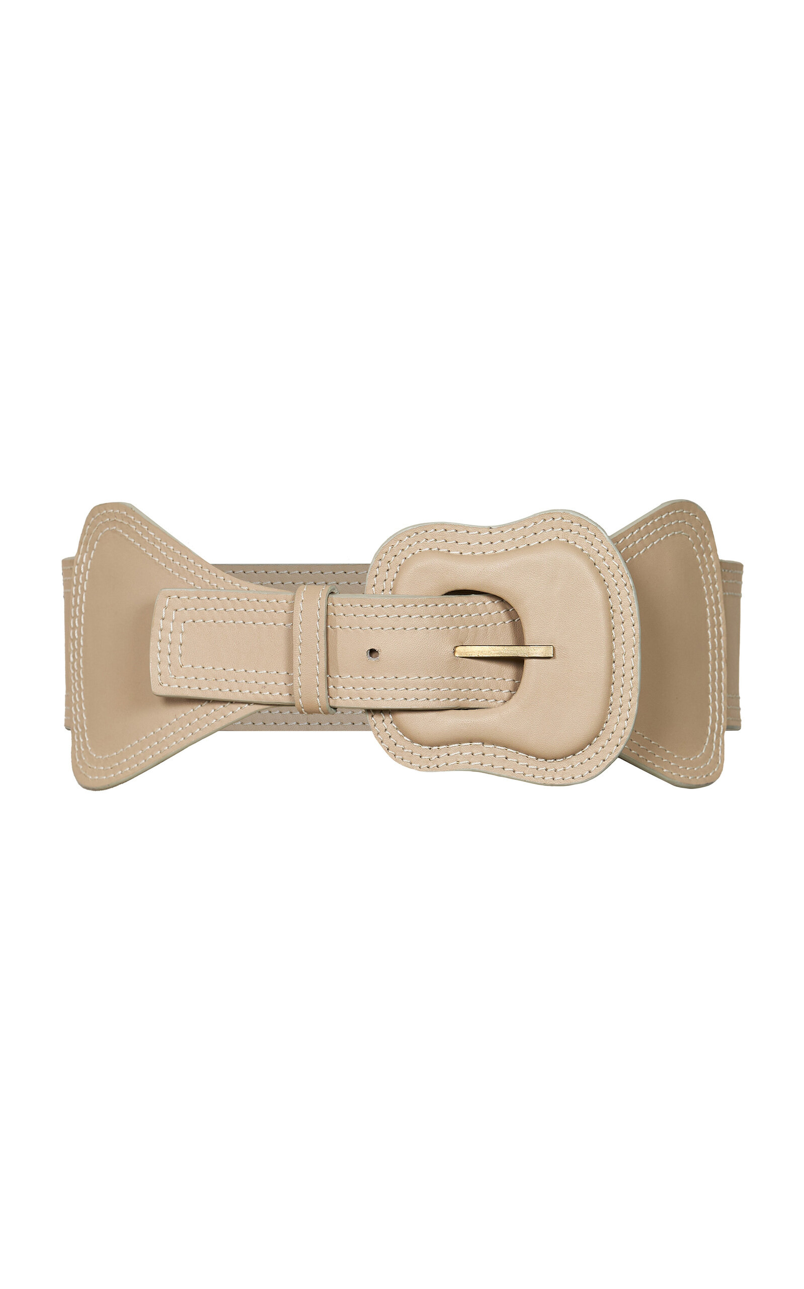 Johanna Ortiz Southern Tirbutary Leather Belt In White