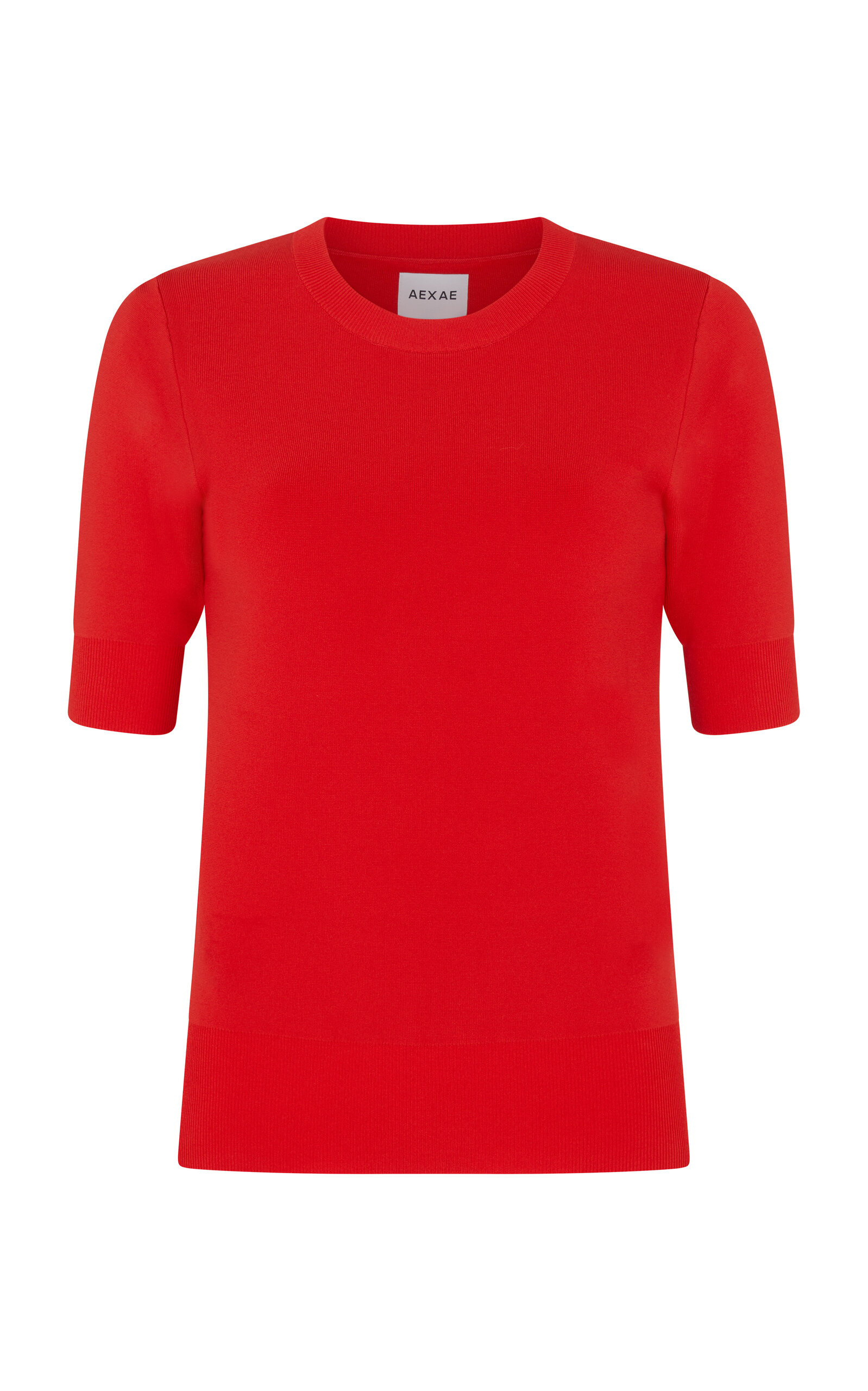 Shop Aexae Technical-knit T-shirt In Red