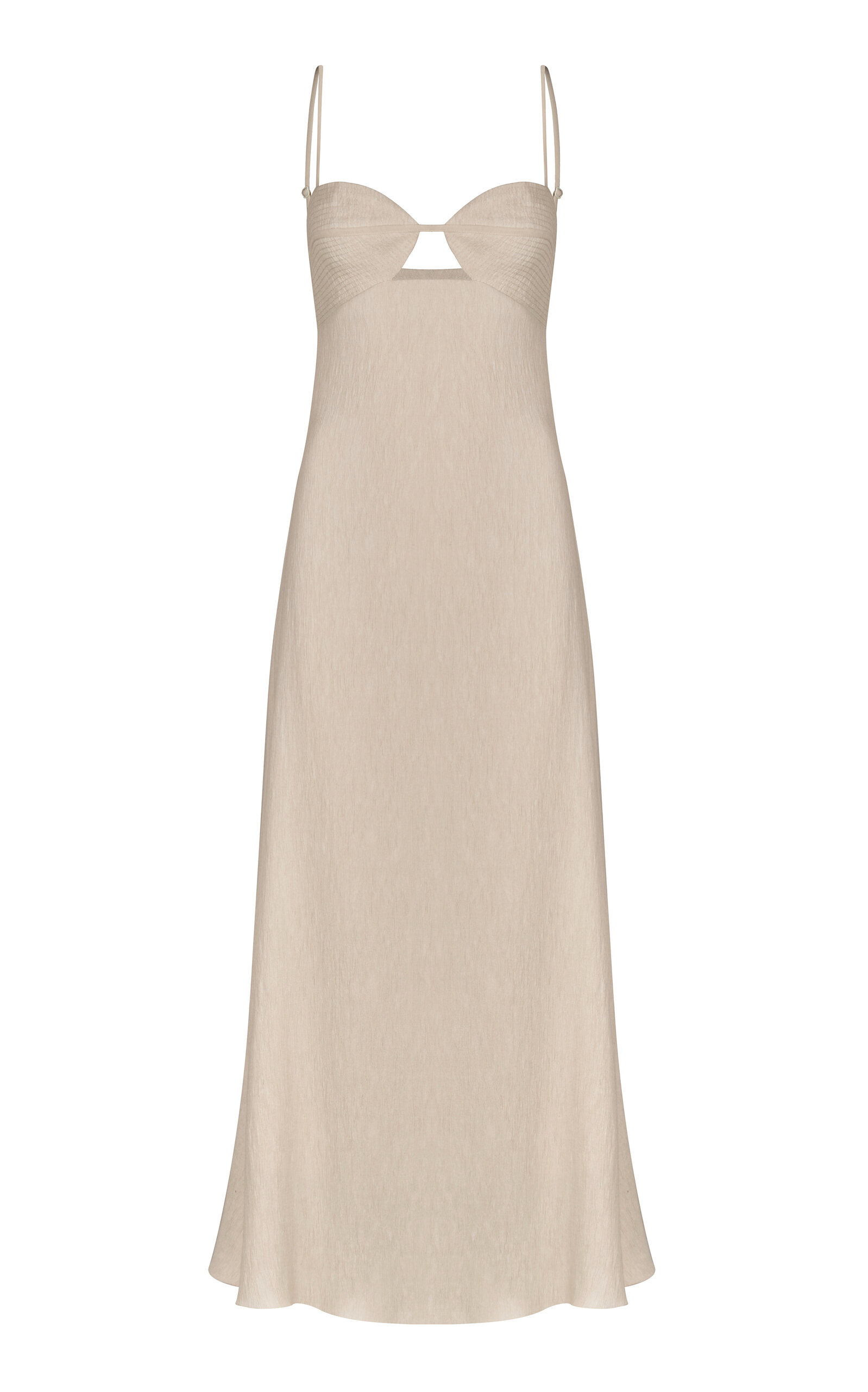 Johanna Ortiz Dream Spinner Cutout Maxi Dress In Ivory