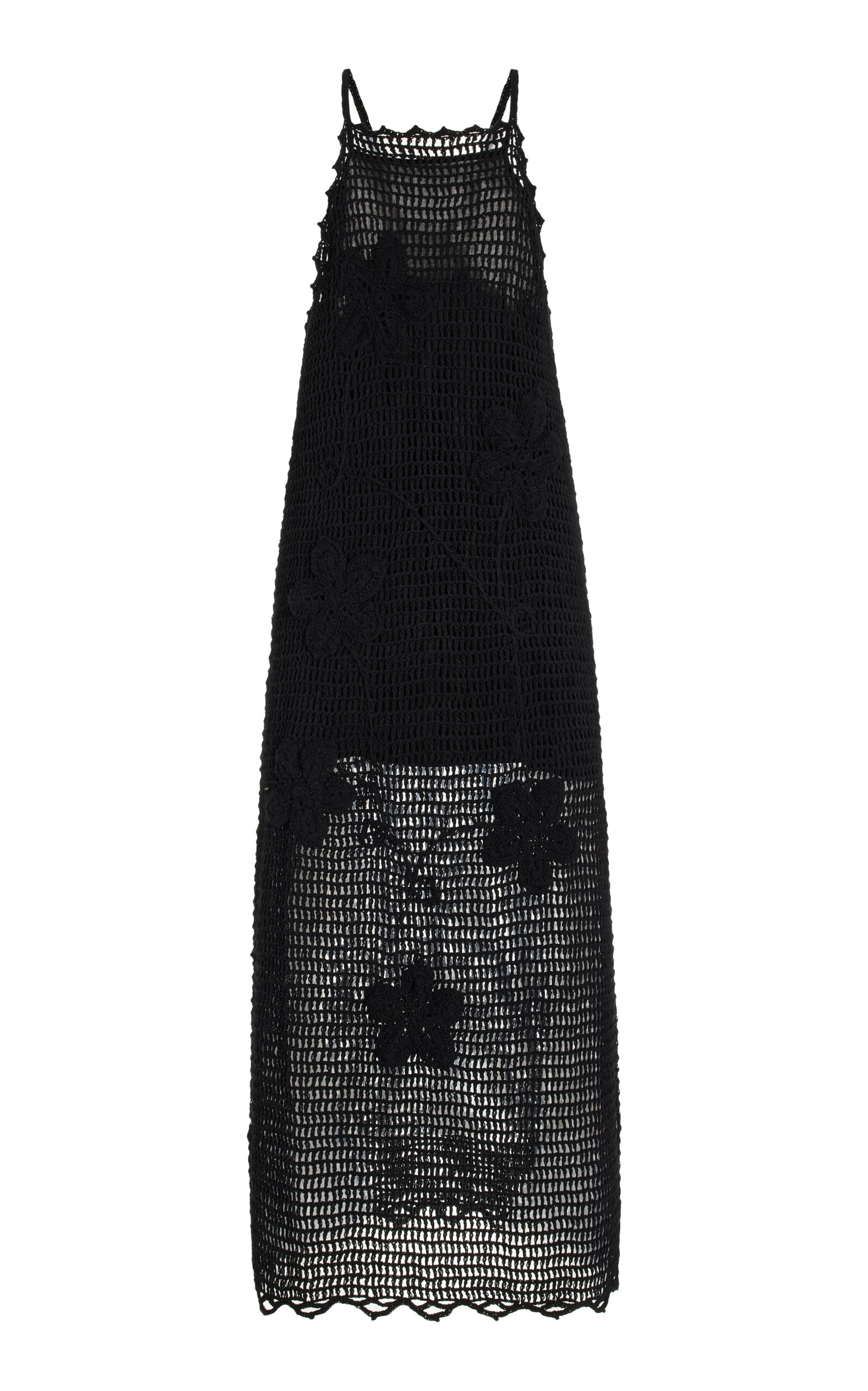 Exclusive Adelaide Crocheted Cotton Maxi Dress