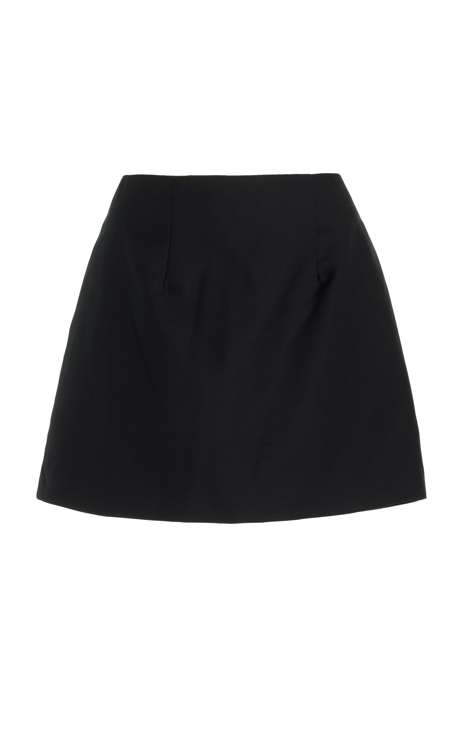 Shop Beare Park The Alexander Wool Mini Skirt In Black