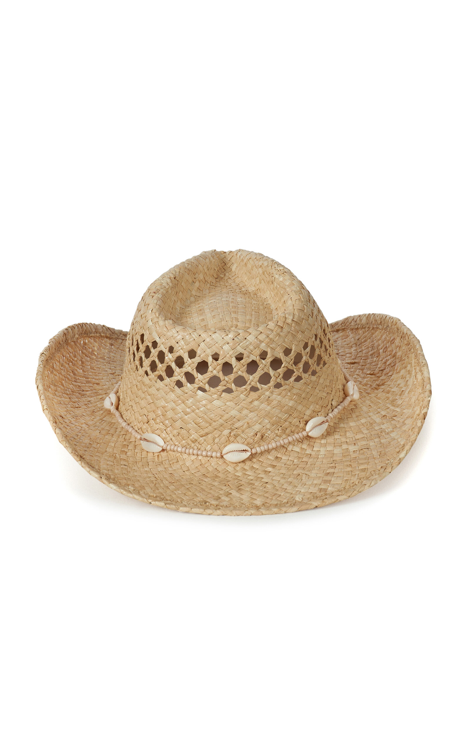 Lack of Color Shell-Embellished Raffia Cowboy Hat | Thumbnail 9 Lack of Color Shell-Embellished Raffia Cowboy Hat | Thumbnail 9