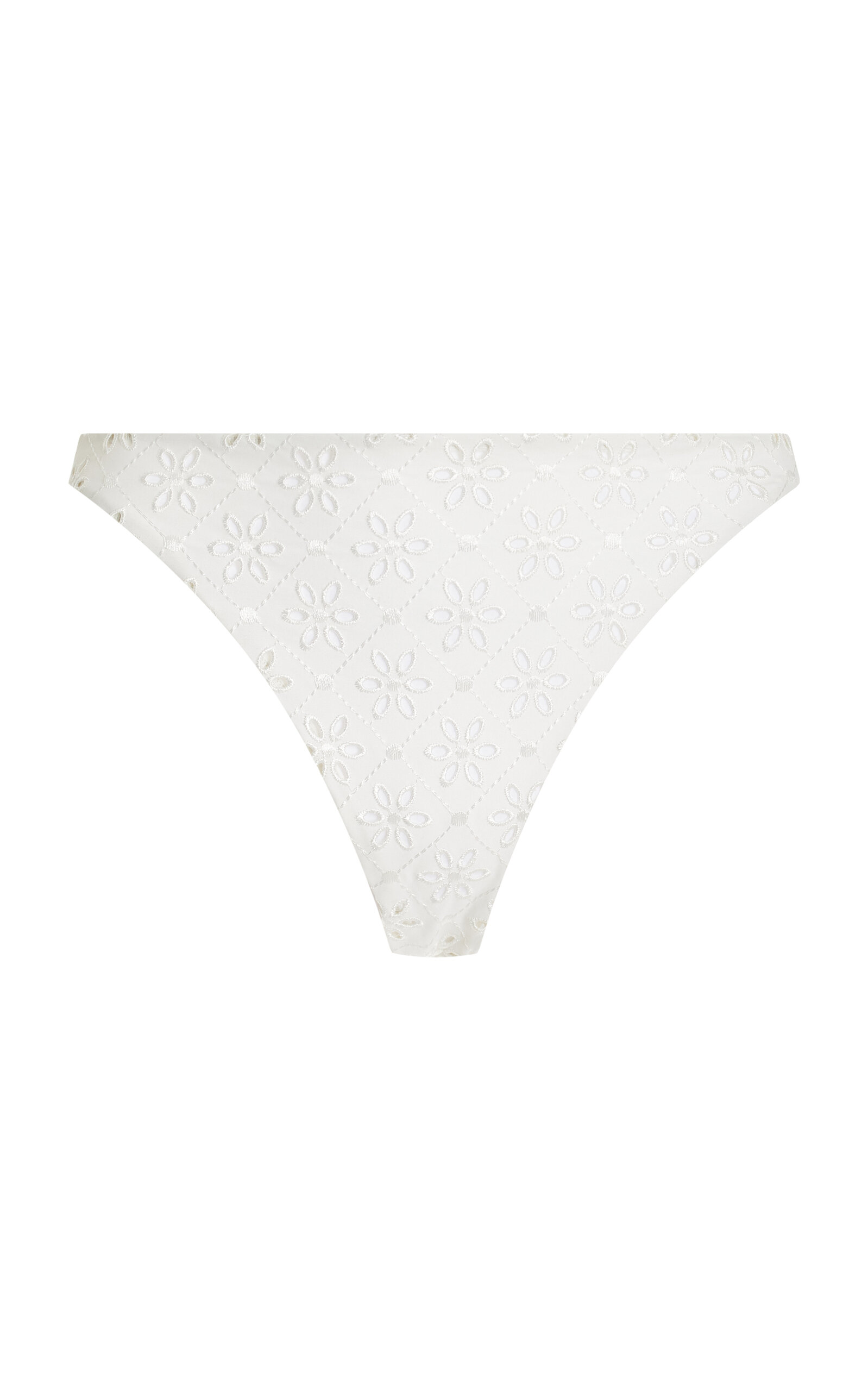 EXCLUSIVE Edie Bottom in Broderie Anglaise White
