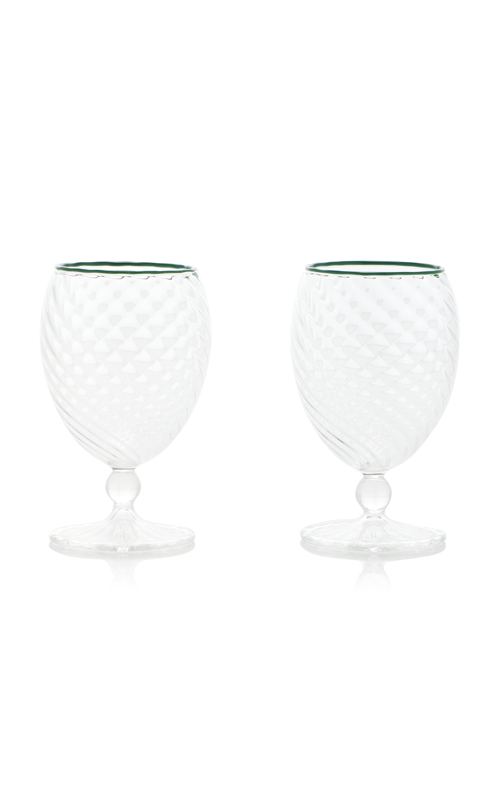 MODA DOMUS NUCLEO SET-OF-TWO WINE GLASSES