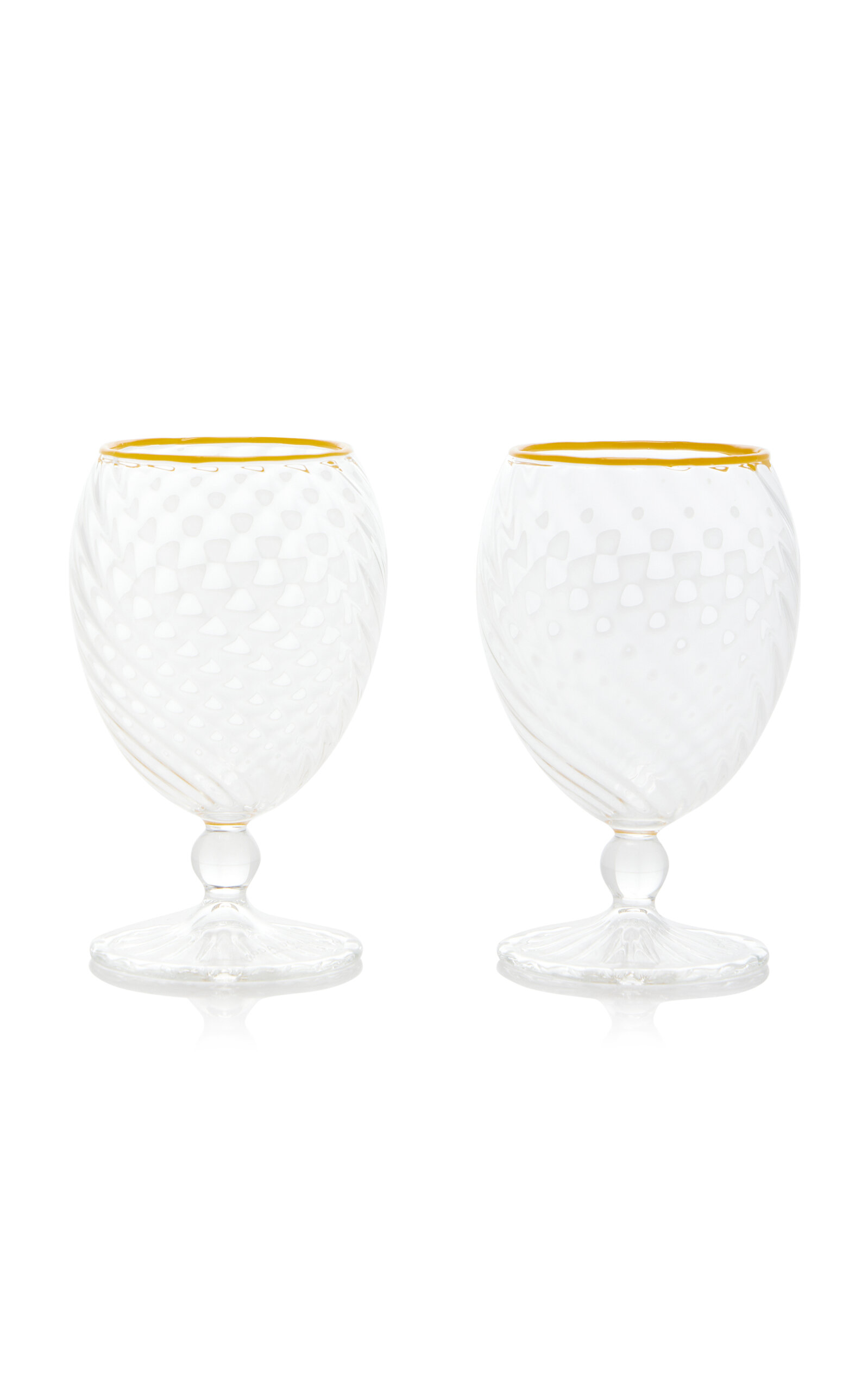 MODA DOMUS NUCLEO SET-OF-TWO WINE GLASSES