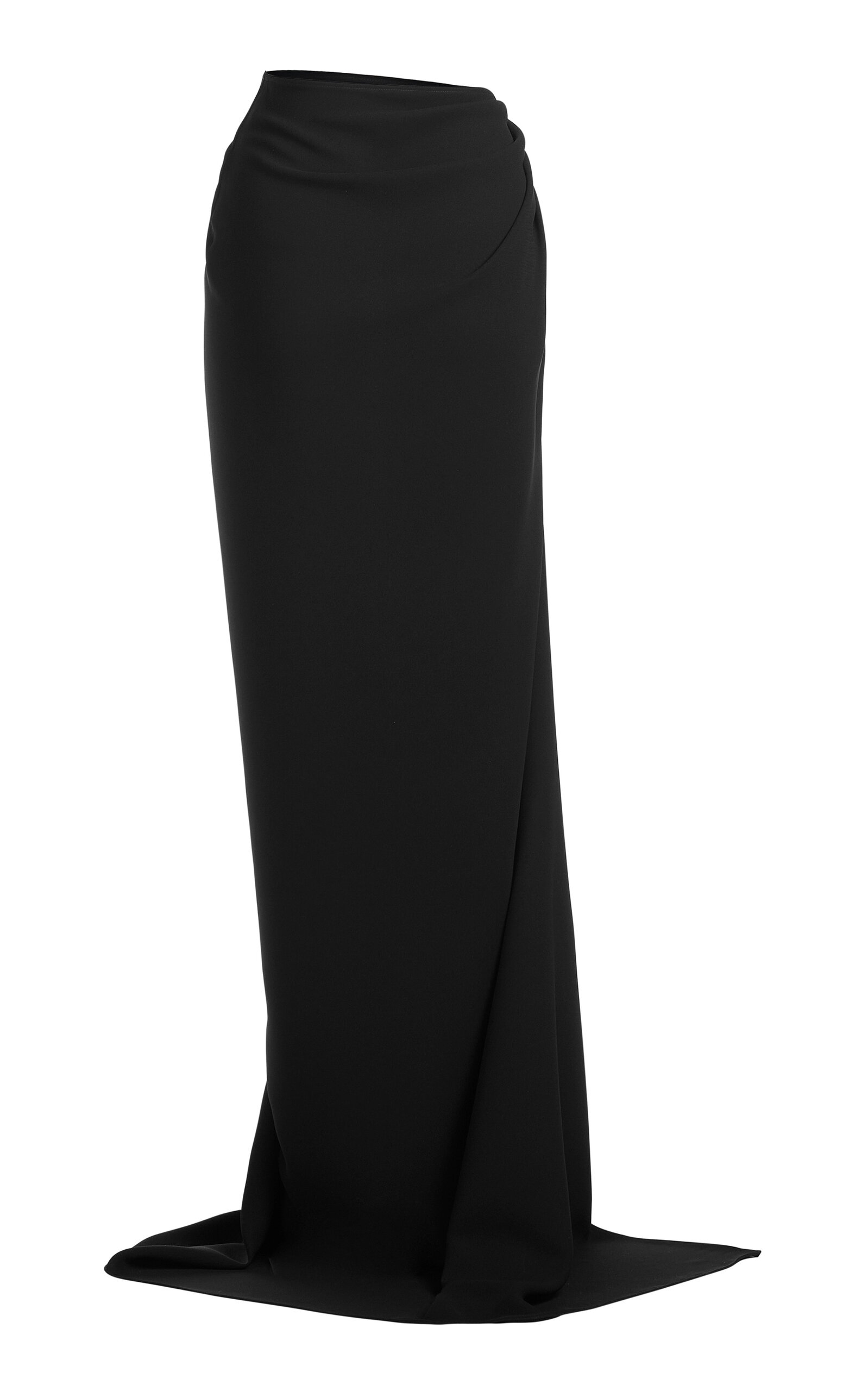 Maticevski Indominable Side-Slit Maxi Skirt - Black
