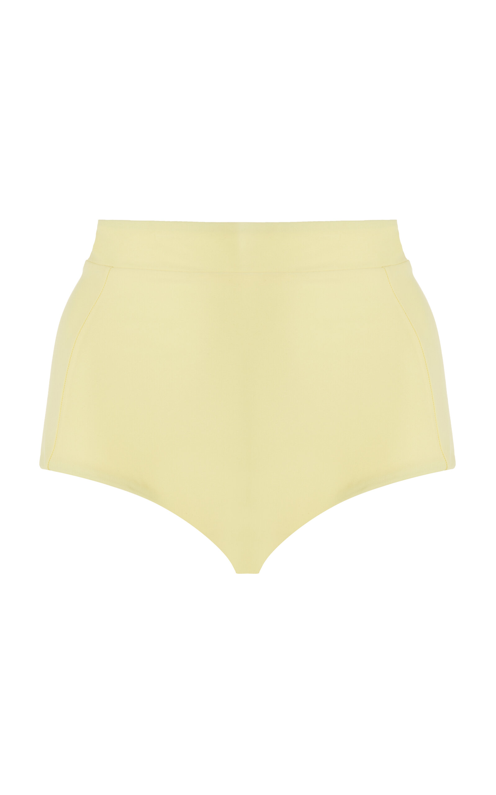 Shop Abysse Exclusive Hoffman High-waisted Bikini Bottom In Yellow