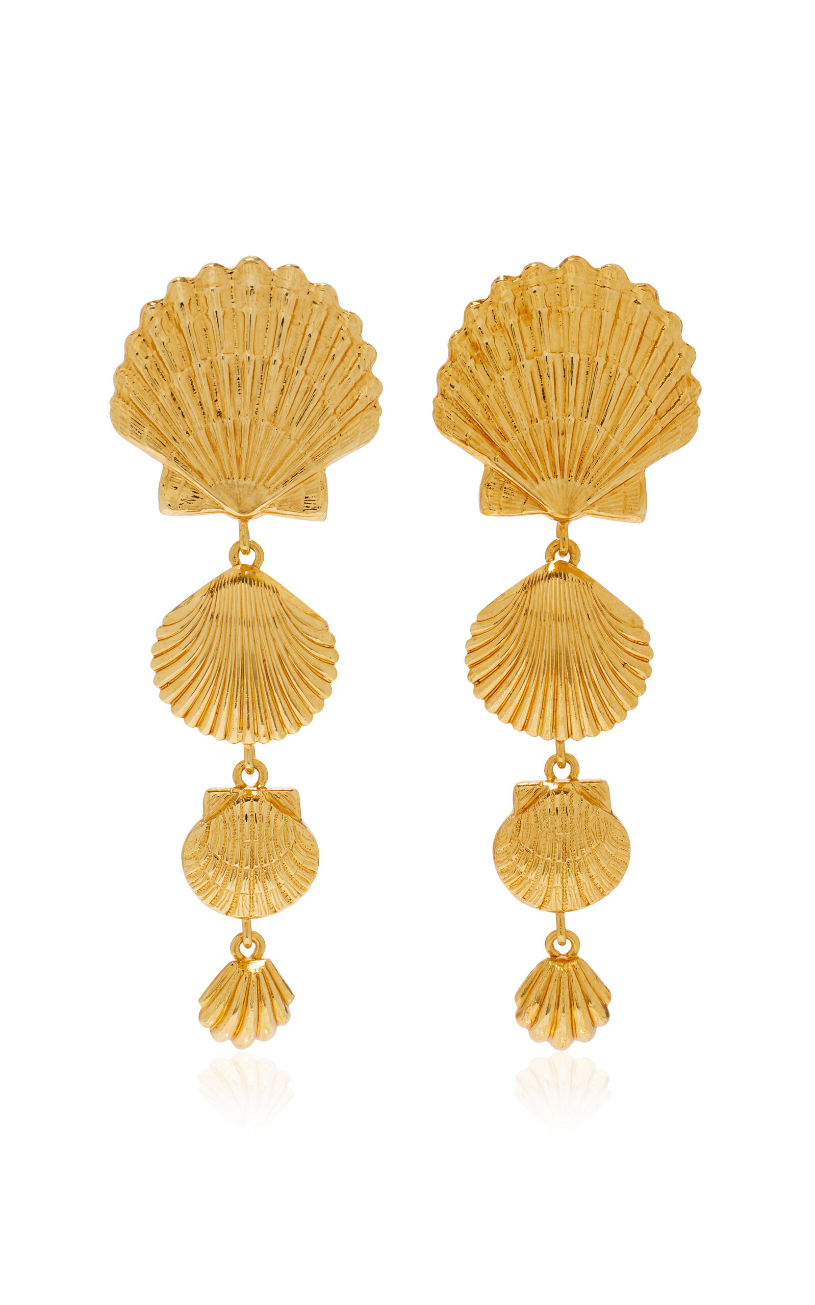 Jennifer Behr Talay Earrings In Gold