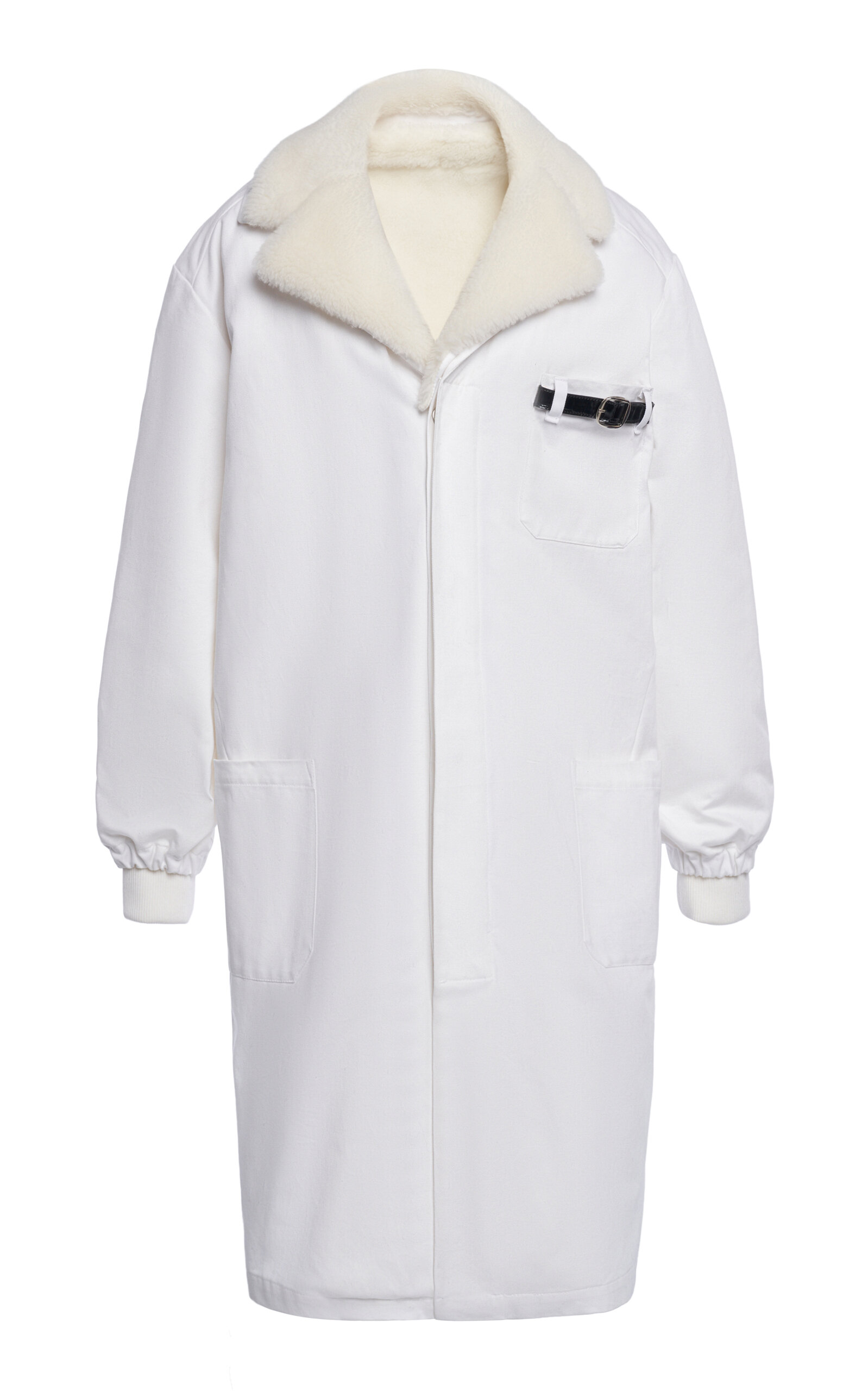 Lined lab coat on sale