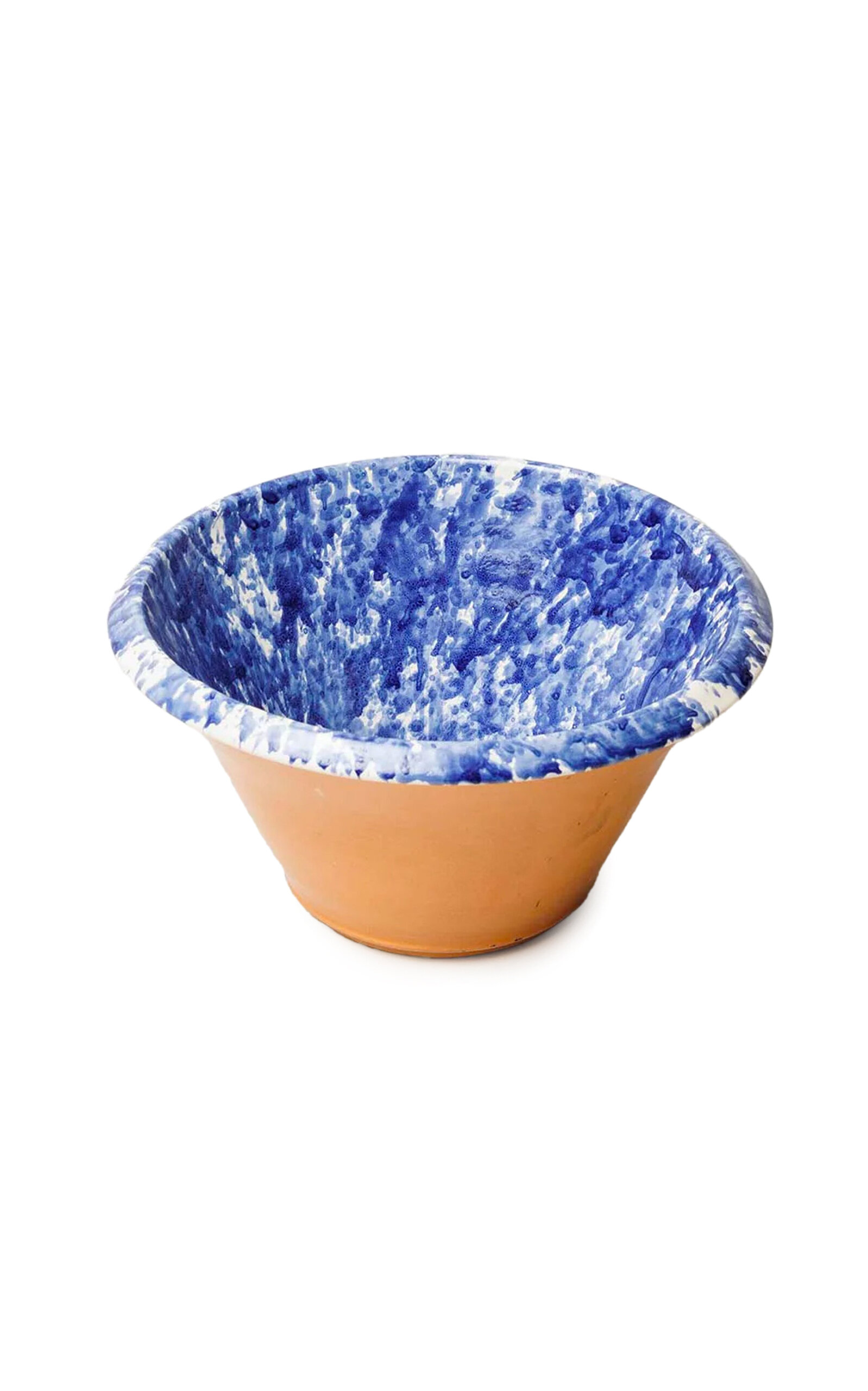 Shop Il Buco Vita Montegranaro Small Splatterware Mixing Bowl In Blue