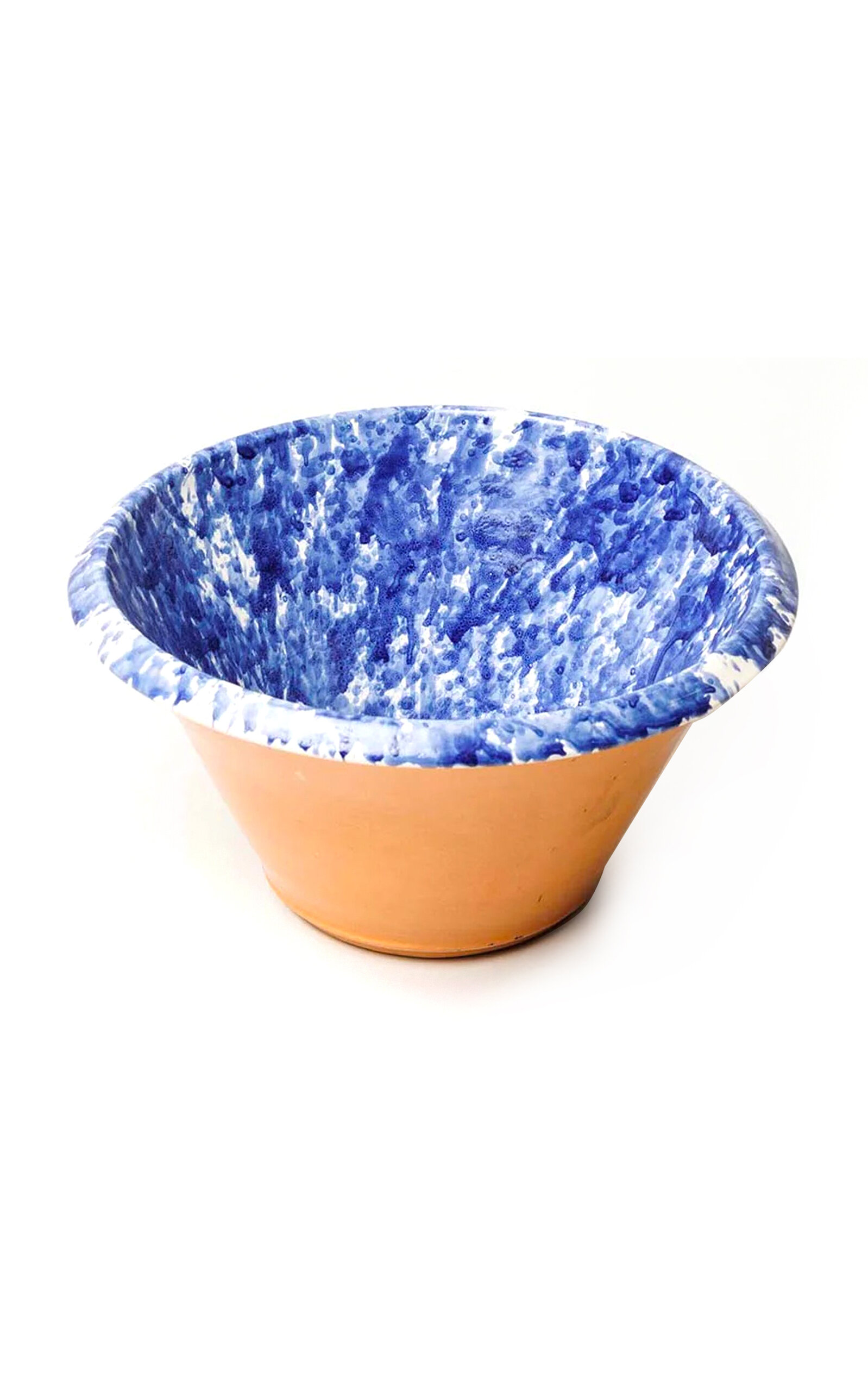 il Buco Vita Montegranaro Extra Large Splatterware Mixing Bowl - Blue