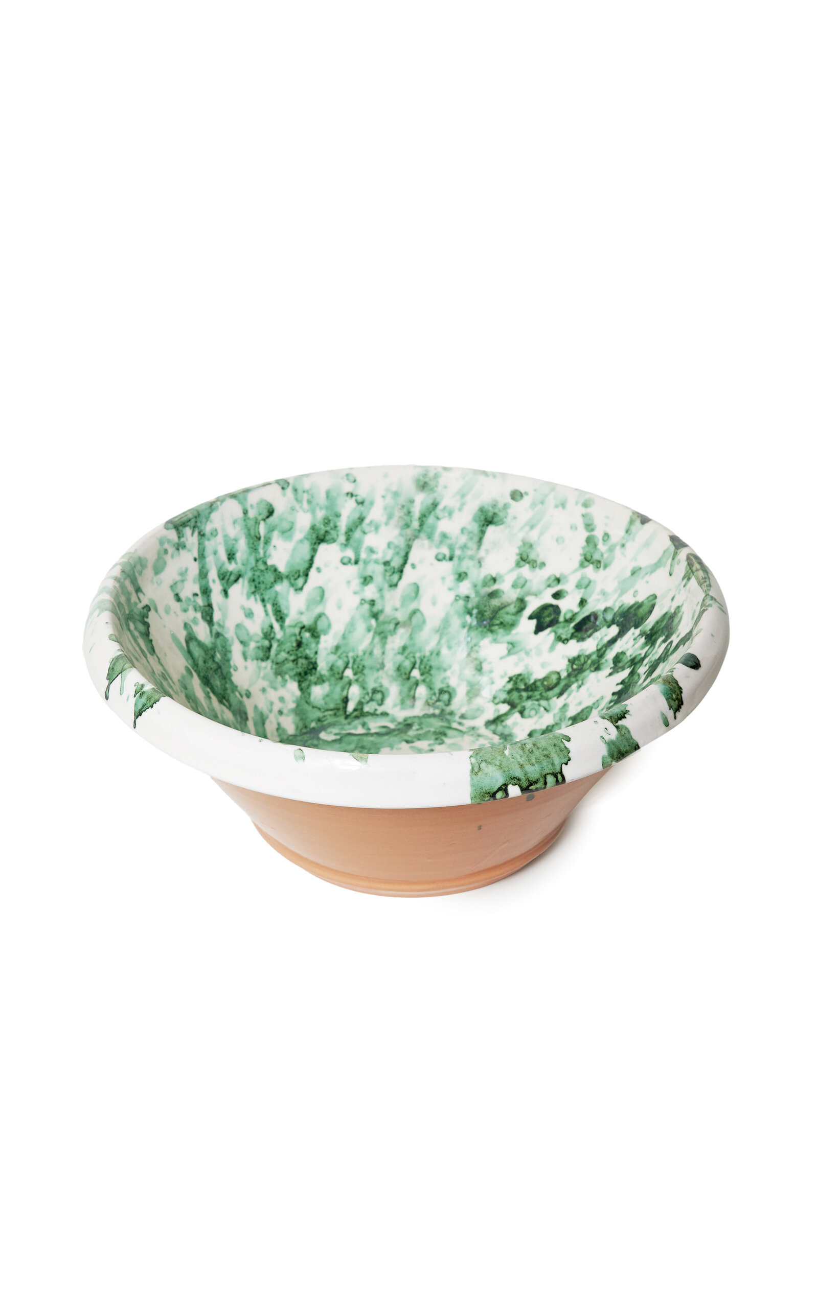 Shop Il Buco Vita Montegranaro Extra Large Splatterware Mixing Bowl In Green