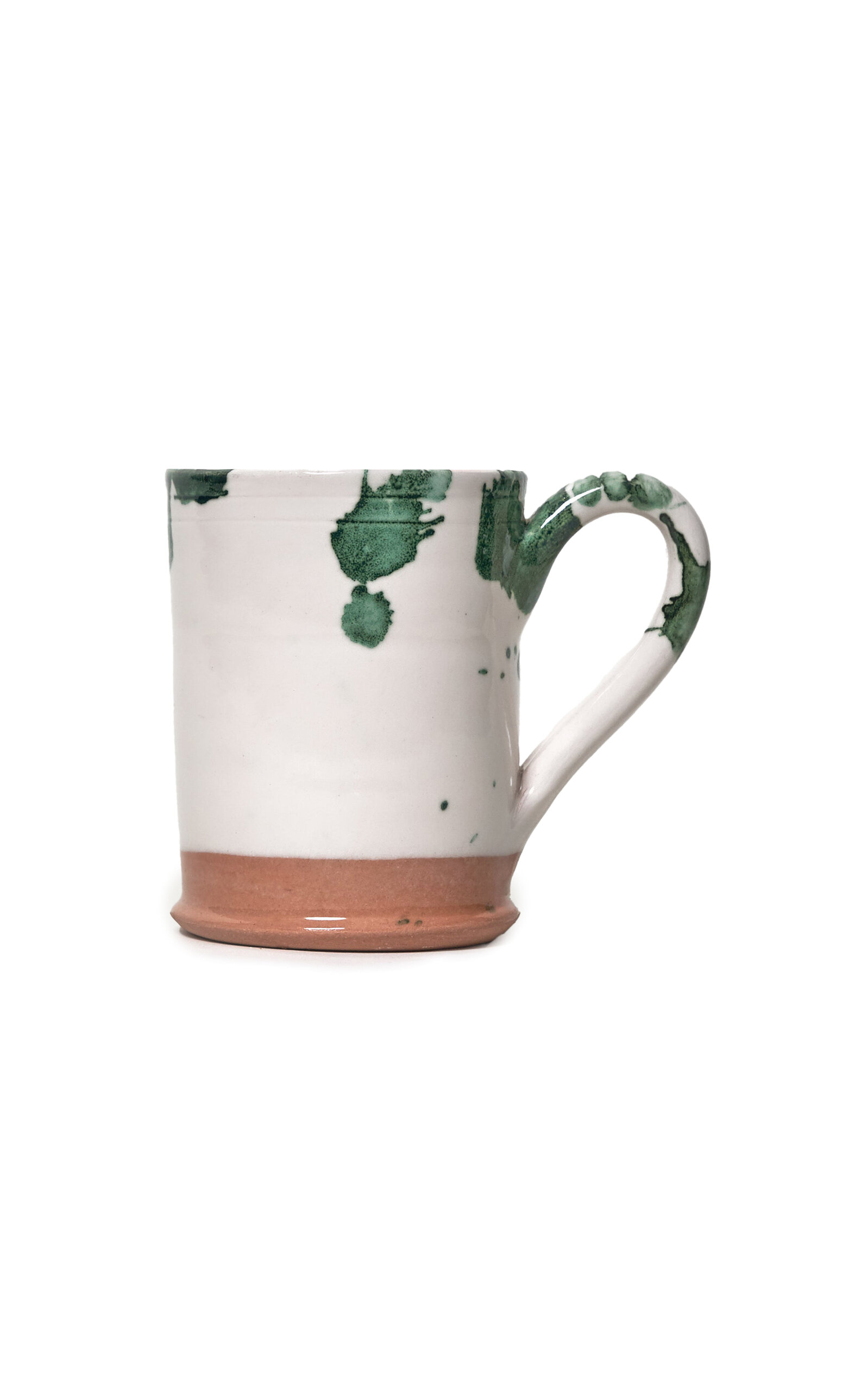 Shop Il Buco Vita Montegranaro Splatterware Mug In Green