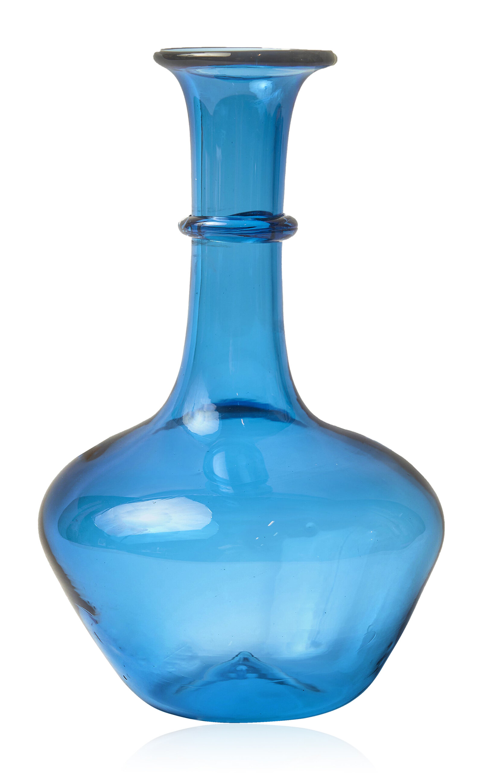 Shop Il Buco Vita Pienza Glass Decanter In Blue