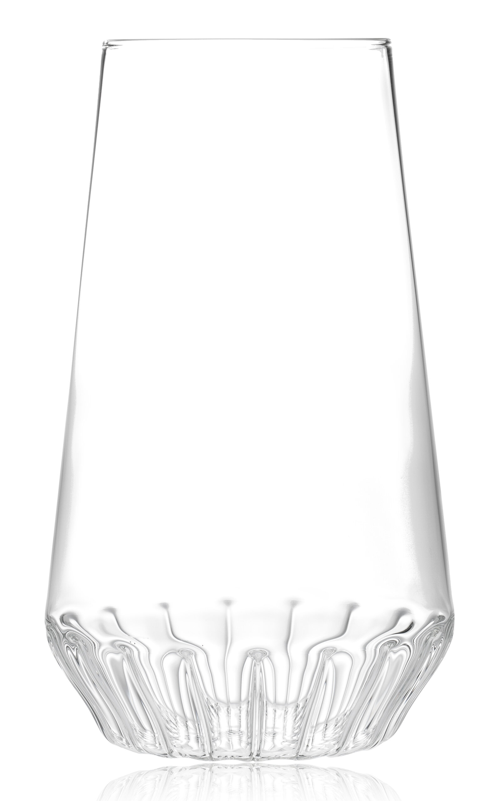 Fferrone Rossi Large Glass Vase In Transparent