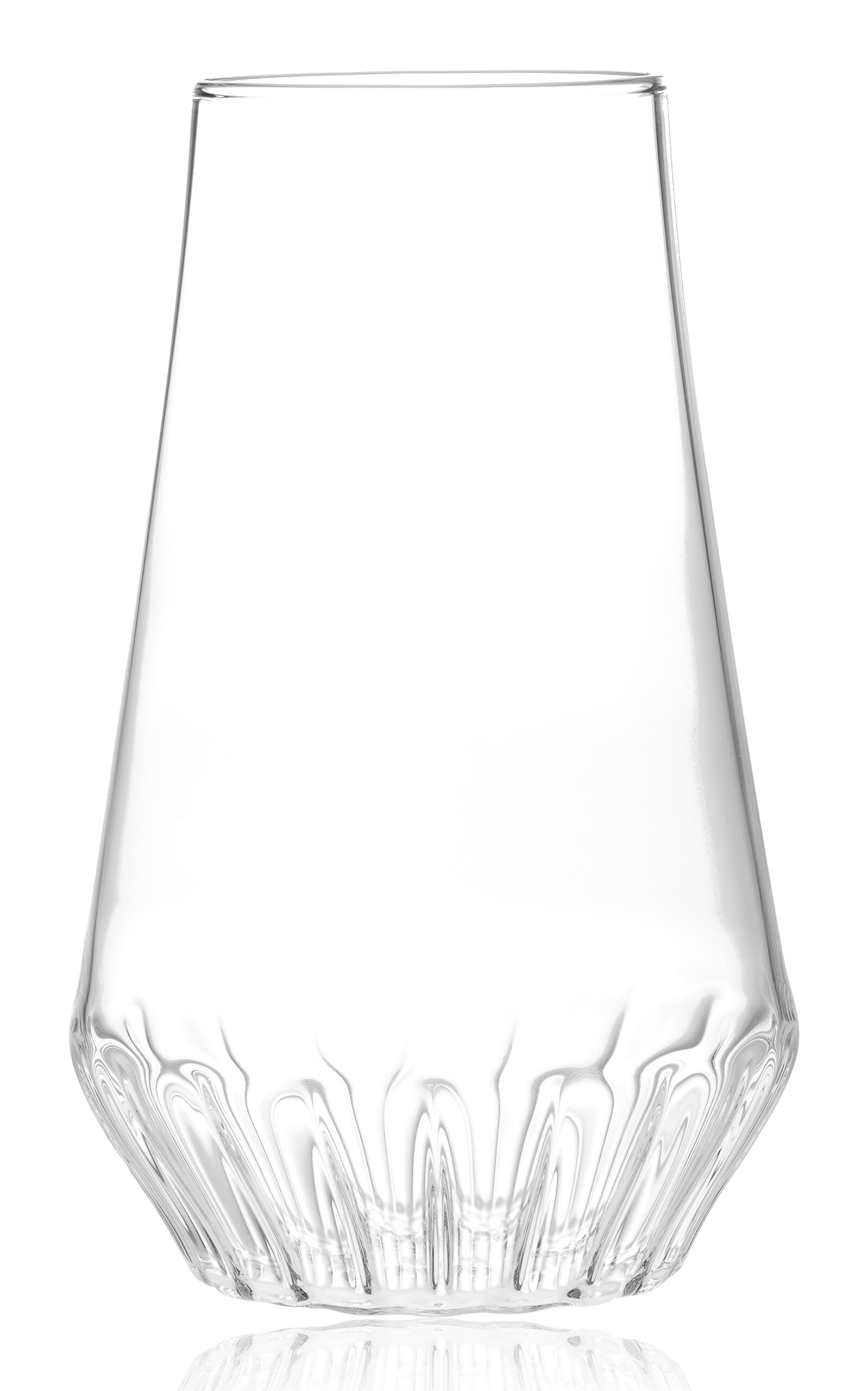 fferrone Rossi Medium Glass Vase - Clear
