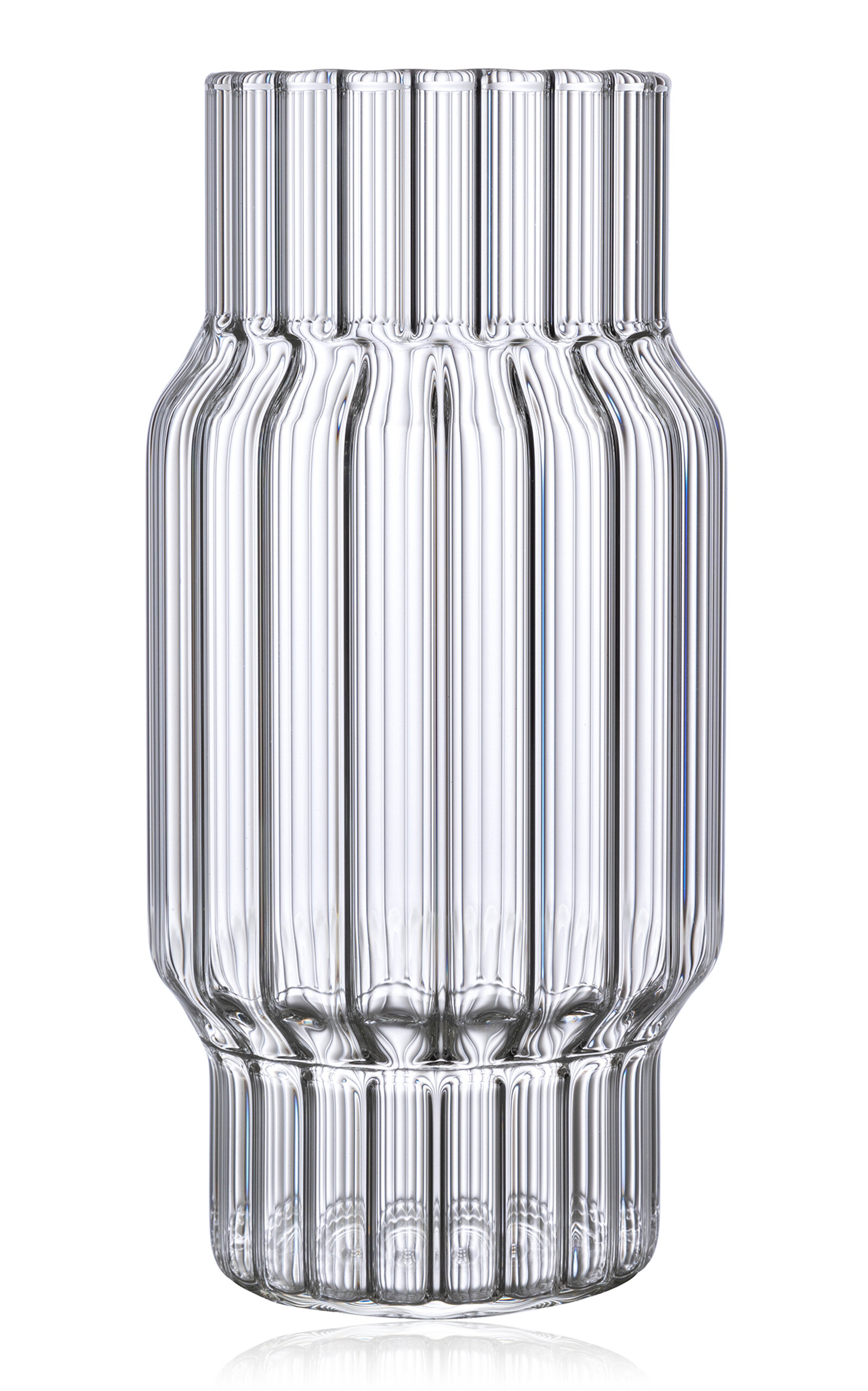 fferrone Exclusive Albany Large Glass Vase - Clear