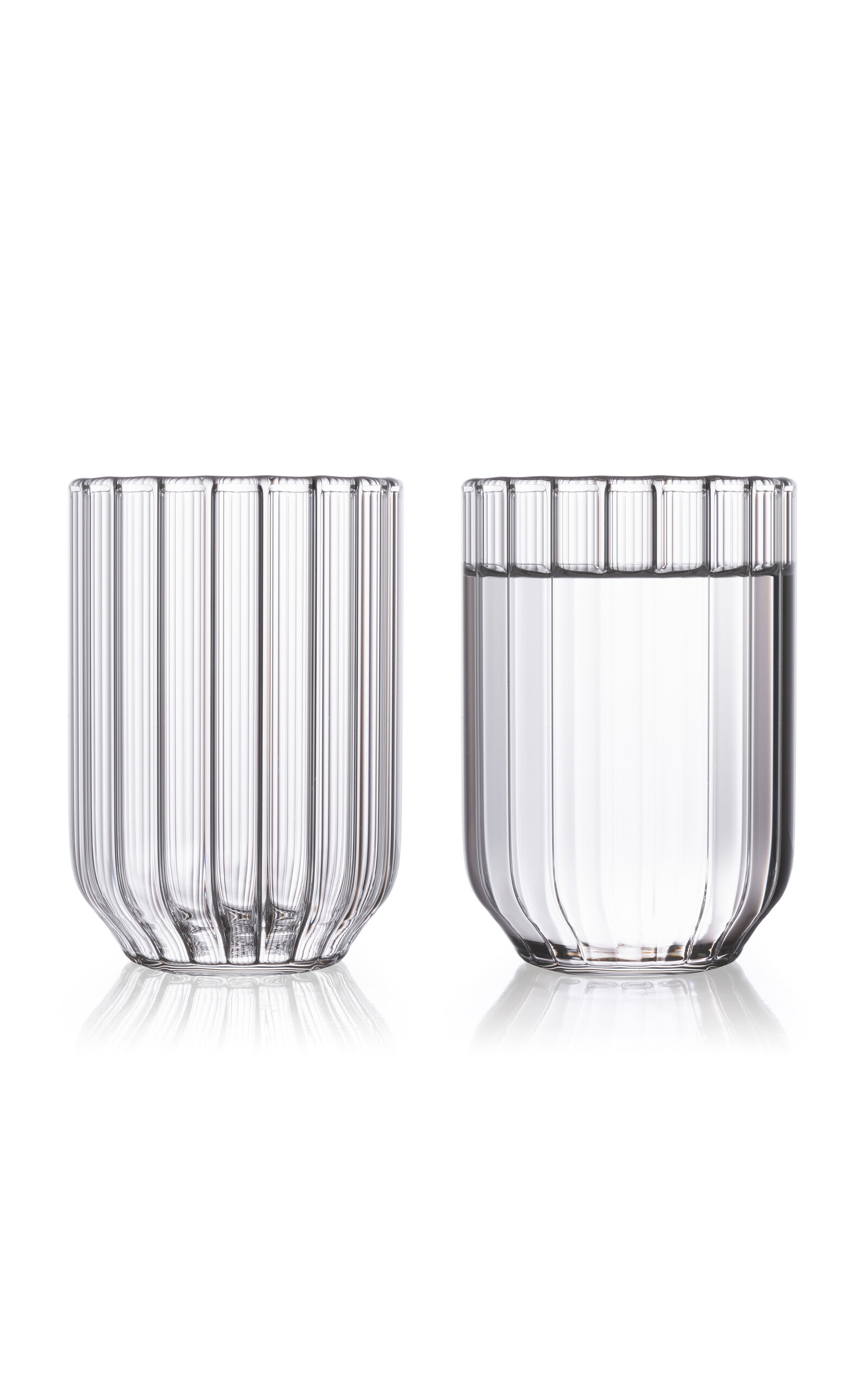 Fferrone Dearborn Set-of-two Water Glasses In Clear