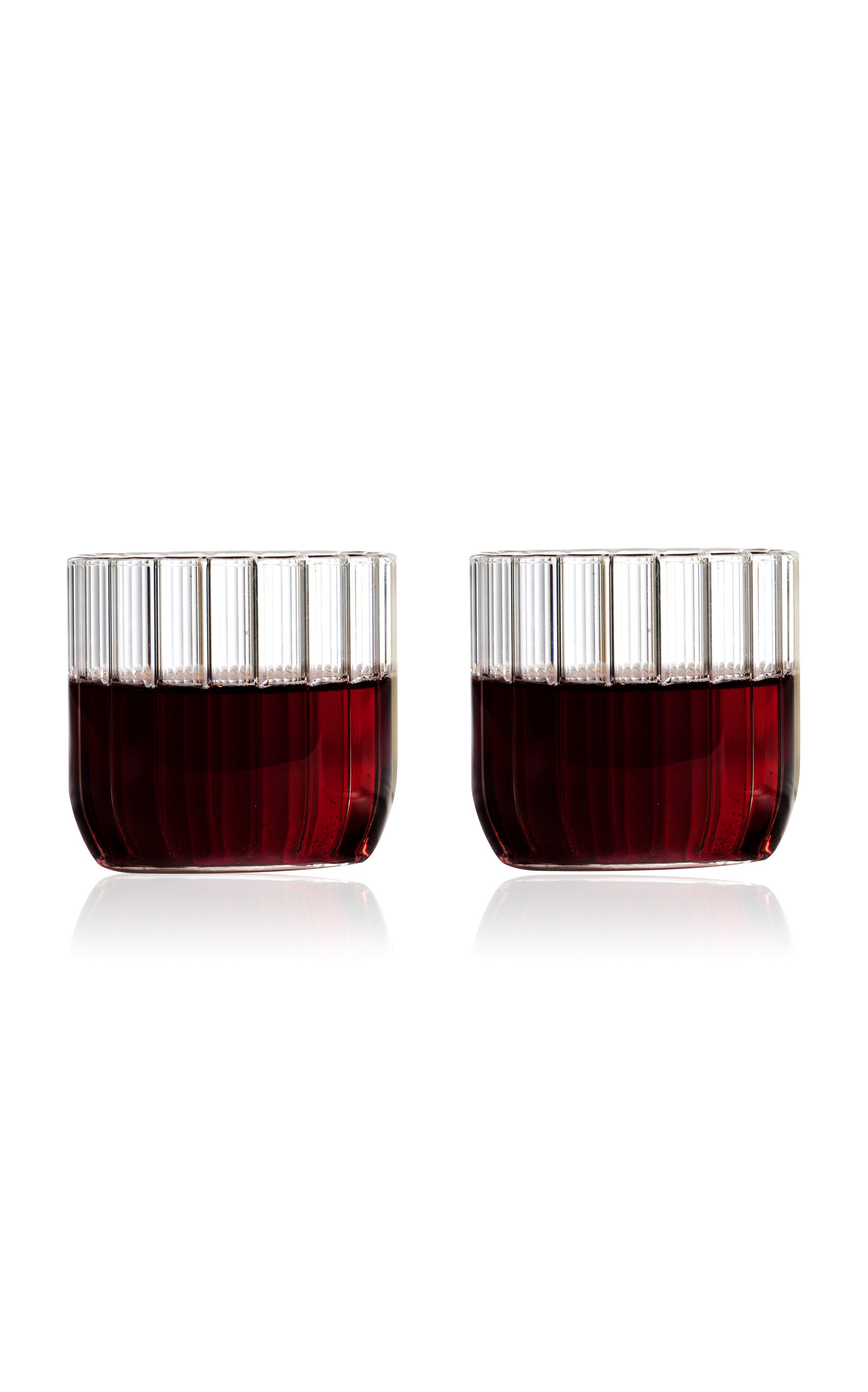 Fferrone Dearborn Set-of-two Wine Glasses In Transparent