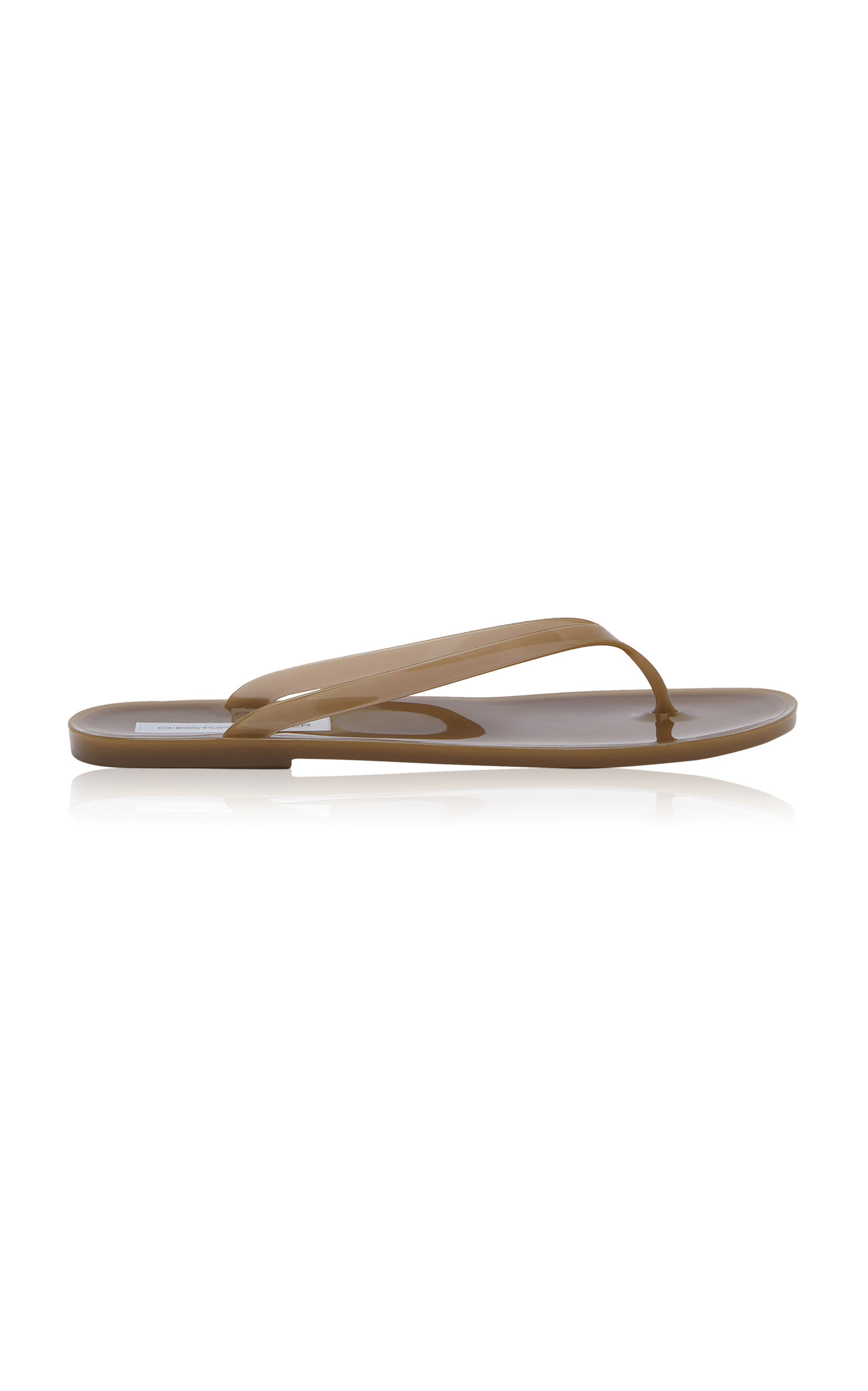 Christopher Esber Jo Pvc Flip Flops In Brown