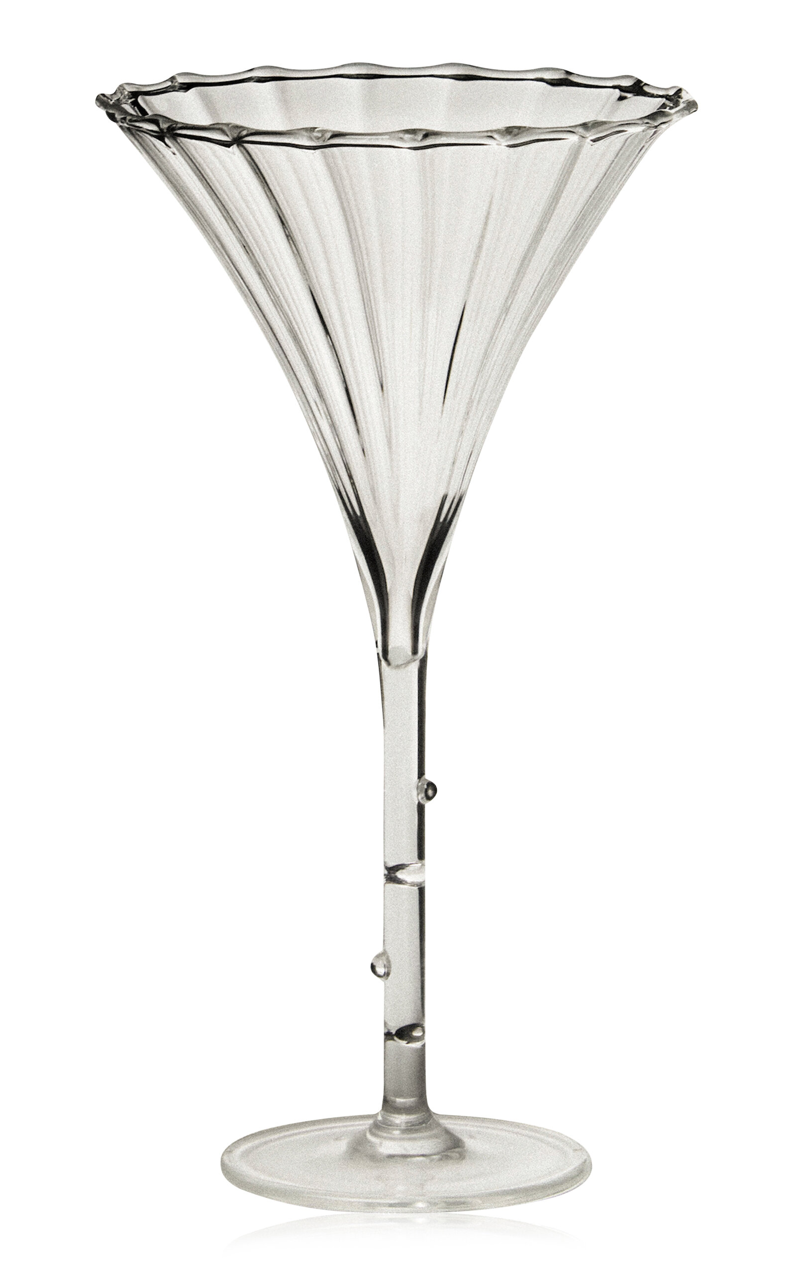 Sophie Lou Jacobsen Set-Of-Four Trumpet Aperitif Glasses - Clear